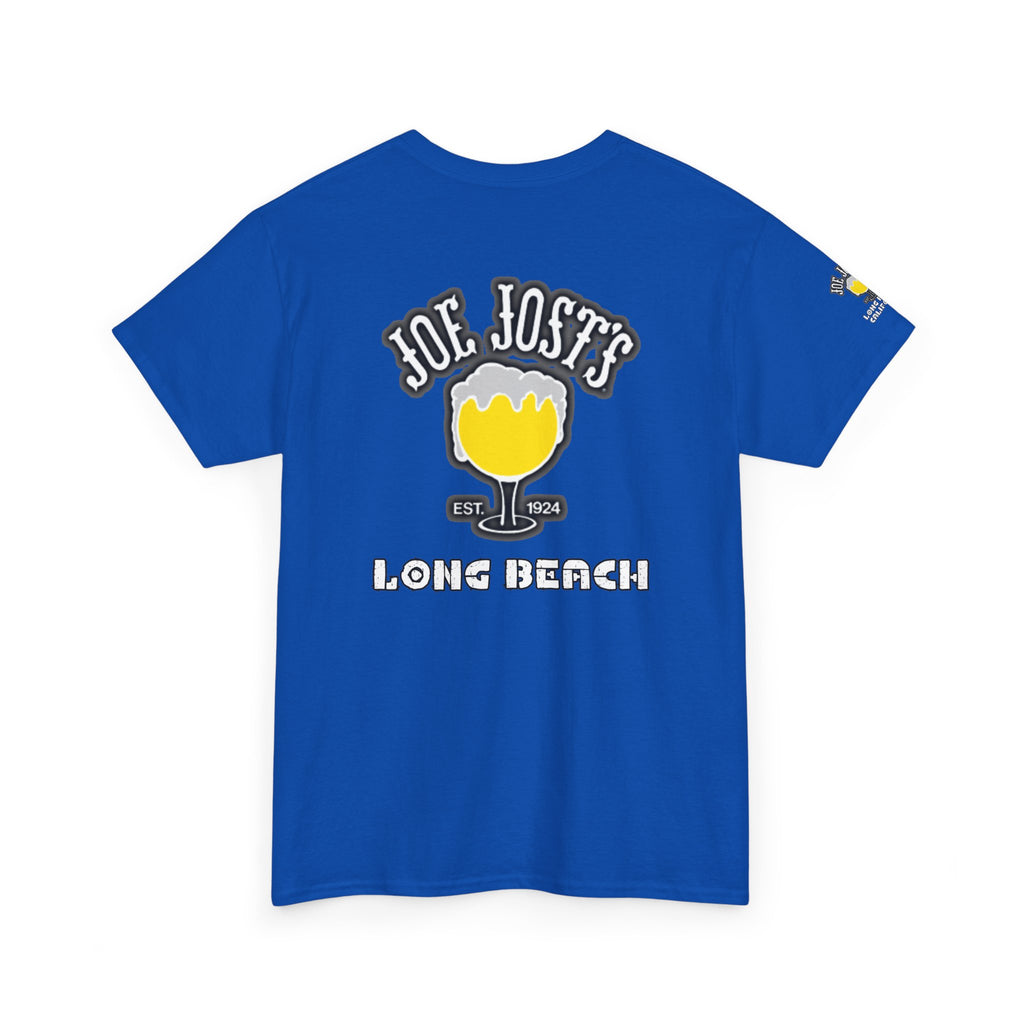 Joe Josts Long Beach California Men's and Woman's Heavy Cotton Tee - Printed 4 Areas