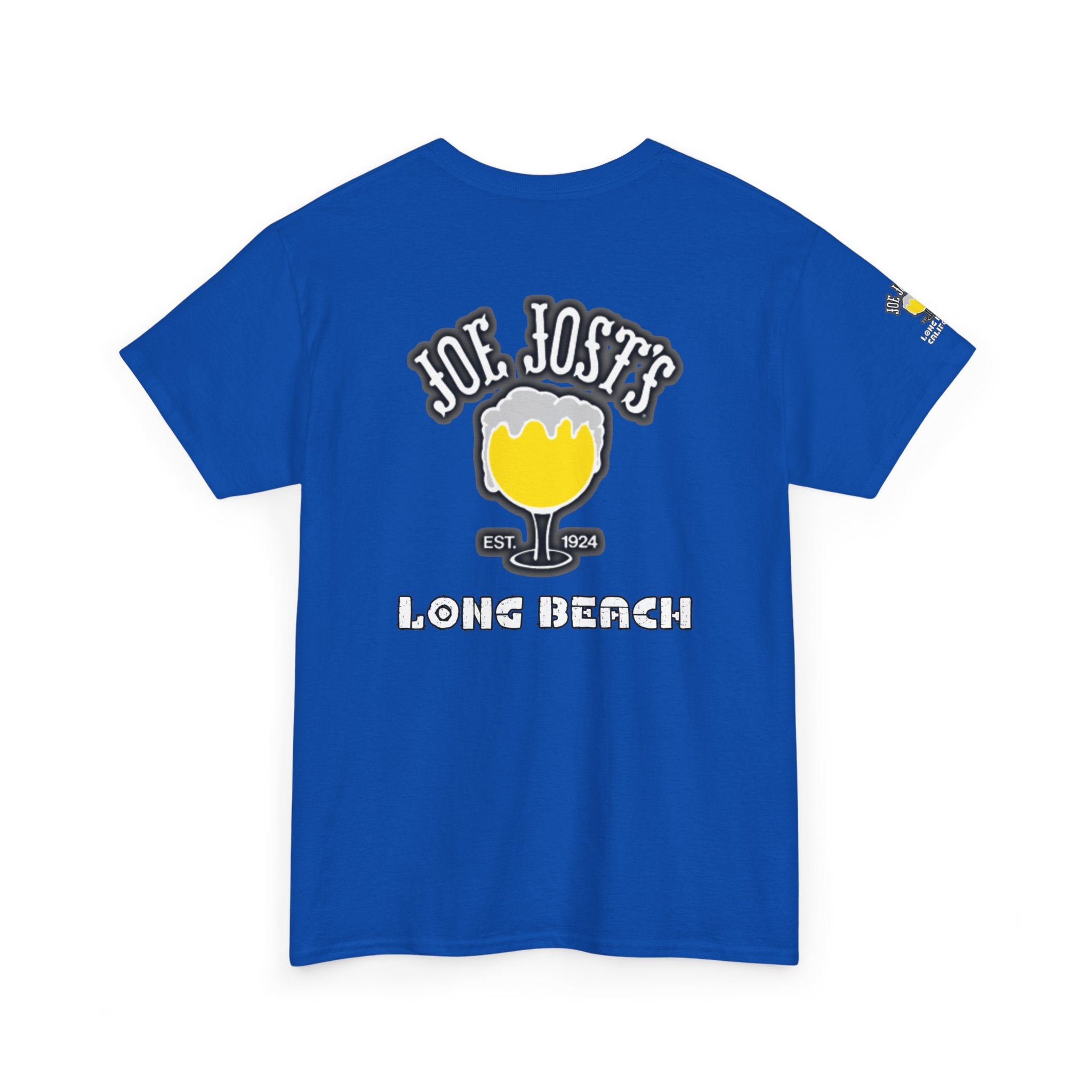 Joe Josts Long Beach California Men's and Woman's Heavy Cotton Tee - Printed 4 Areas