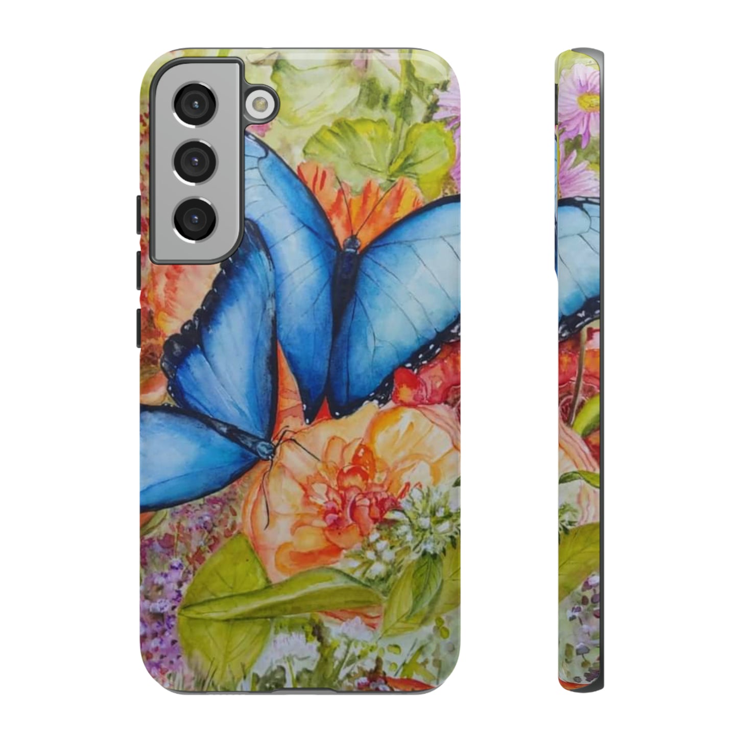 California Blue Butterfly - All IPhone and Samsung Tough Cases