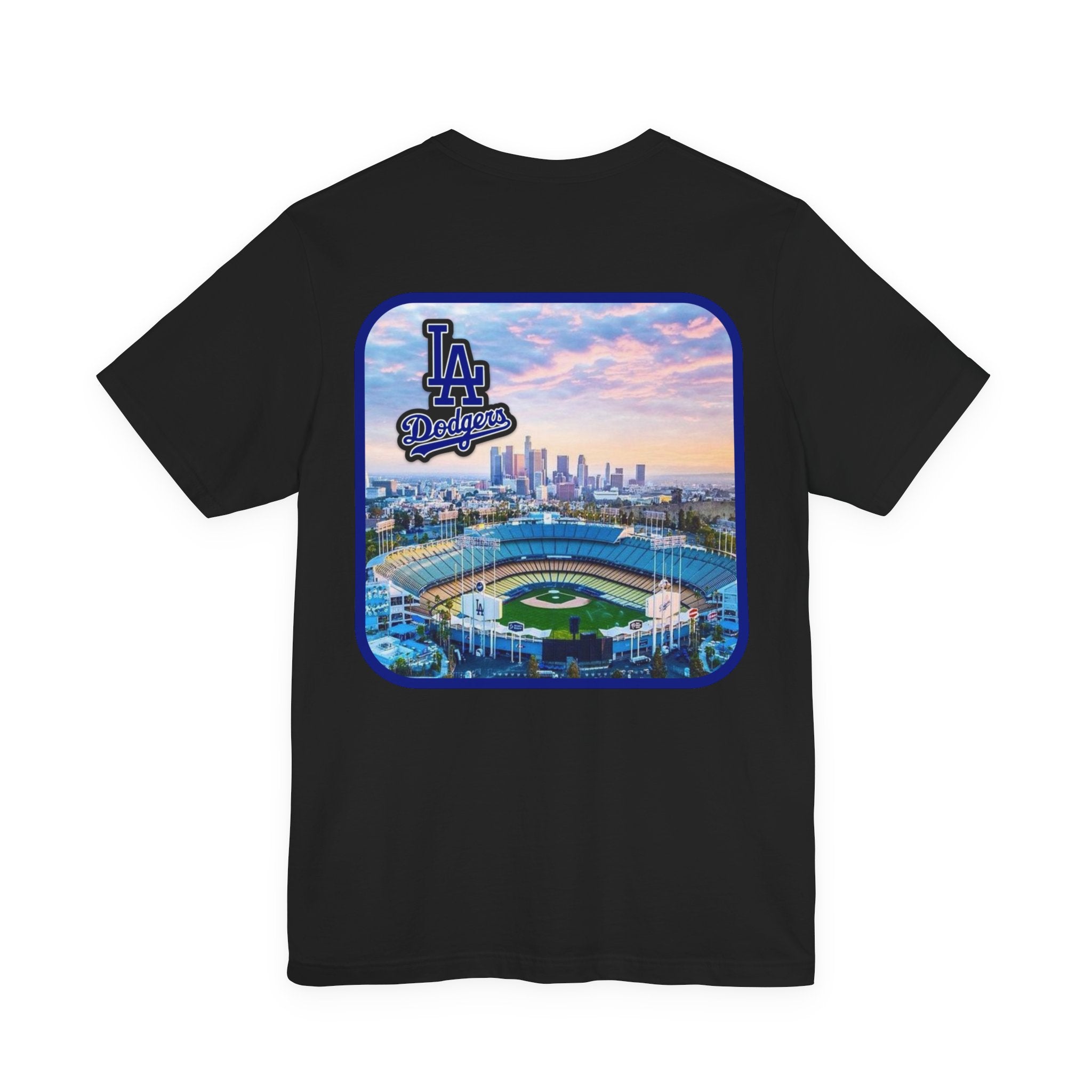Los Angeles (Front and Back Printing) Mens Womans Jersey Short Sleeve Tee
