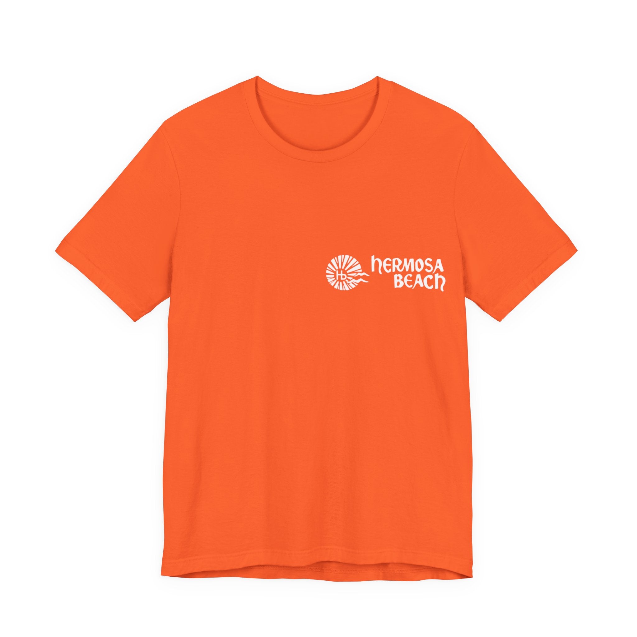 Hermosa Beach Tee — Colorful Front/Back Print Jersey T-Shirt