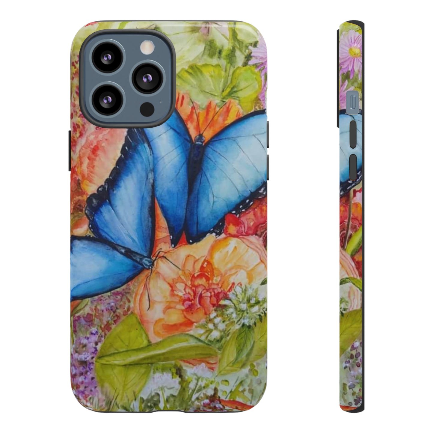 California Blue Butterfly - All IPhone and Samsung Tough Cases