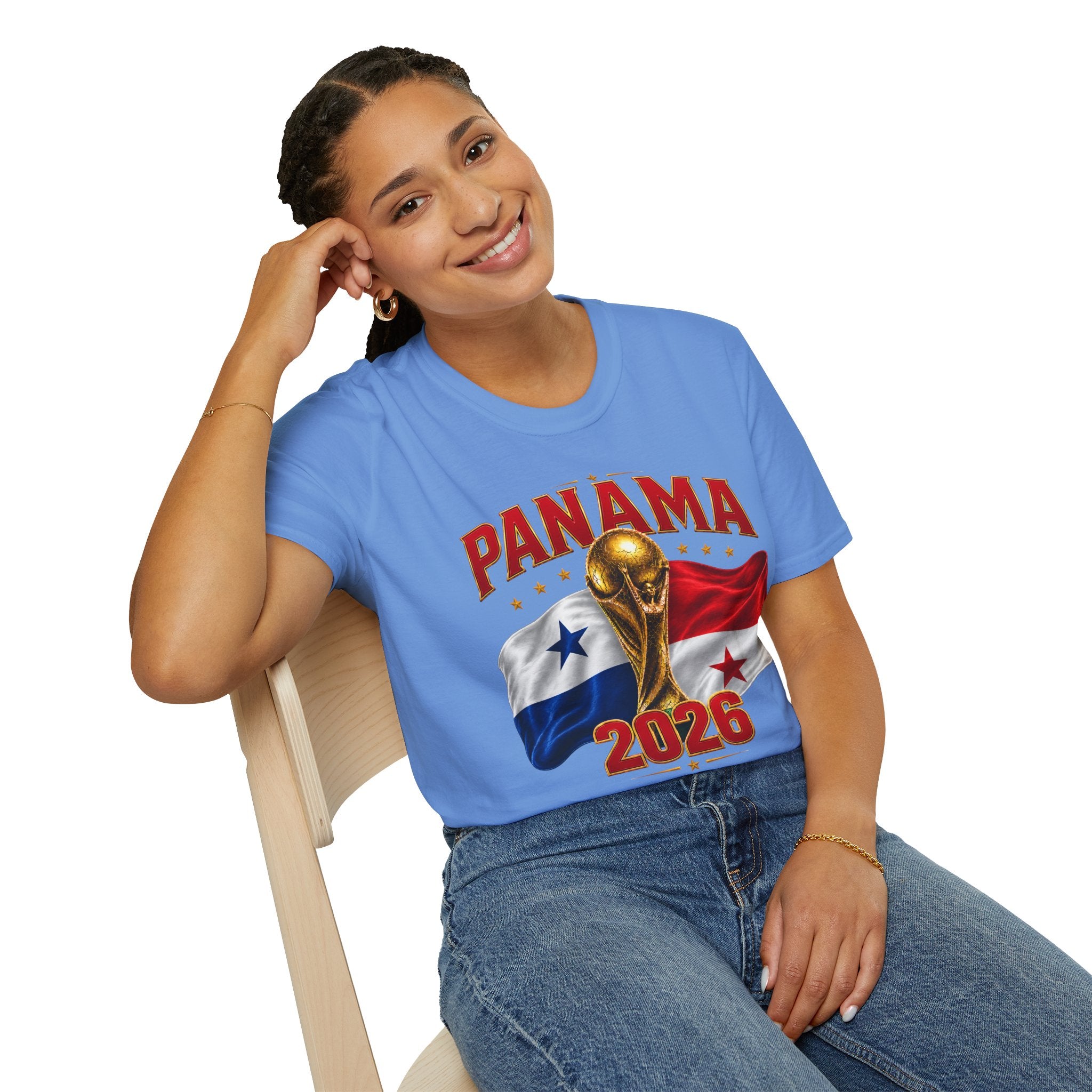 Panama 2026 World Cup T-Shirt — Panama Flag & Trophy Soccer Tee
