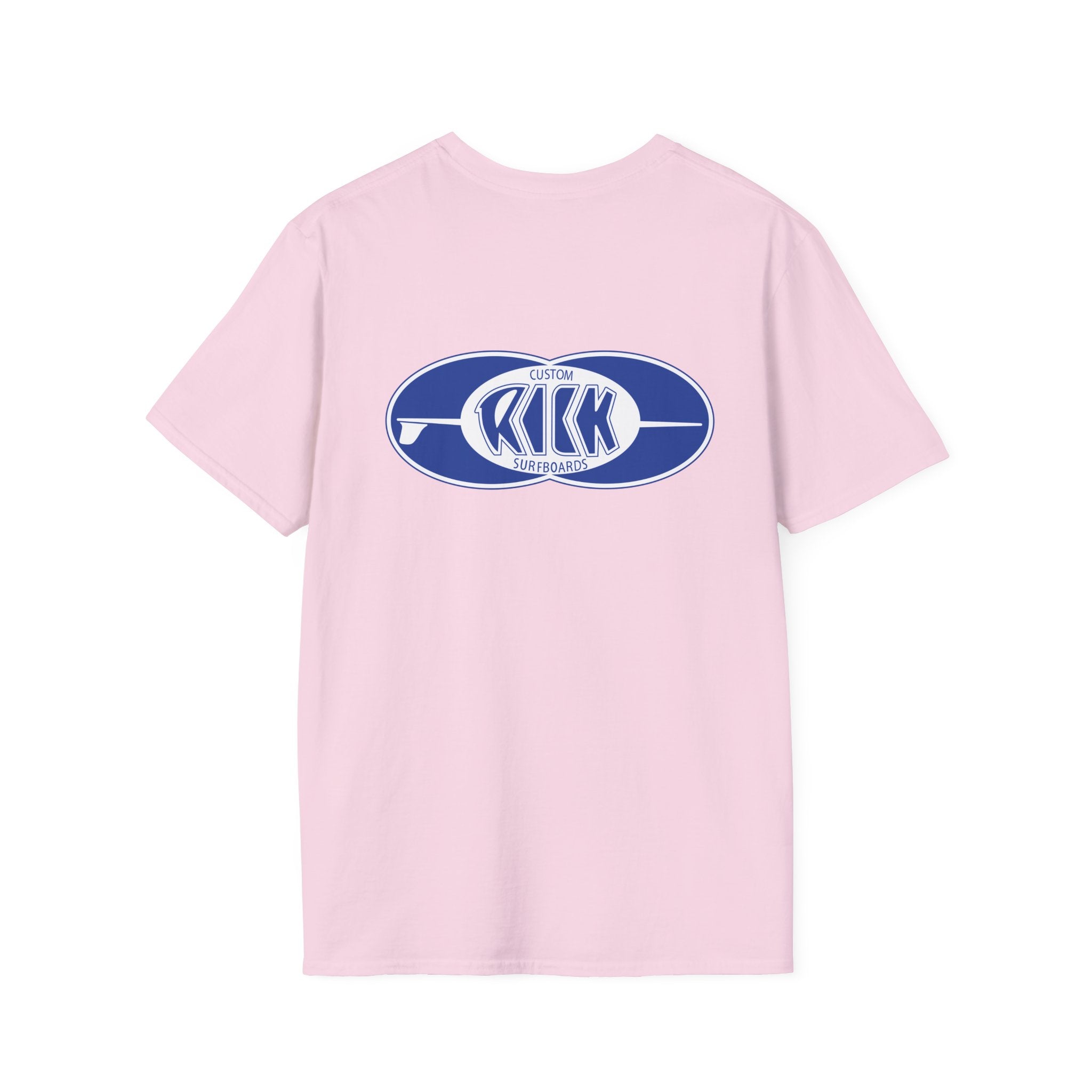 Rick Surfboards Unisex Softstyle T-Shirt Old School Hermosa Beach