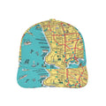 South Bay California Map Baseball Cap