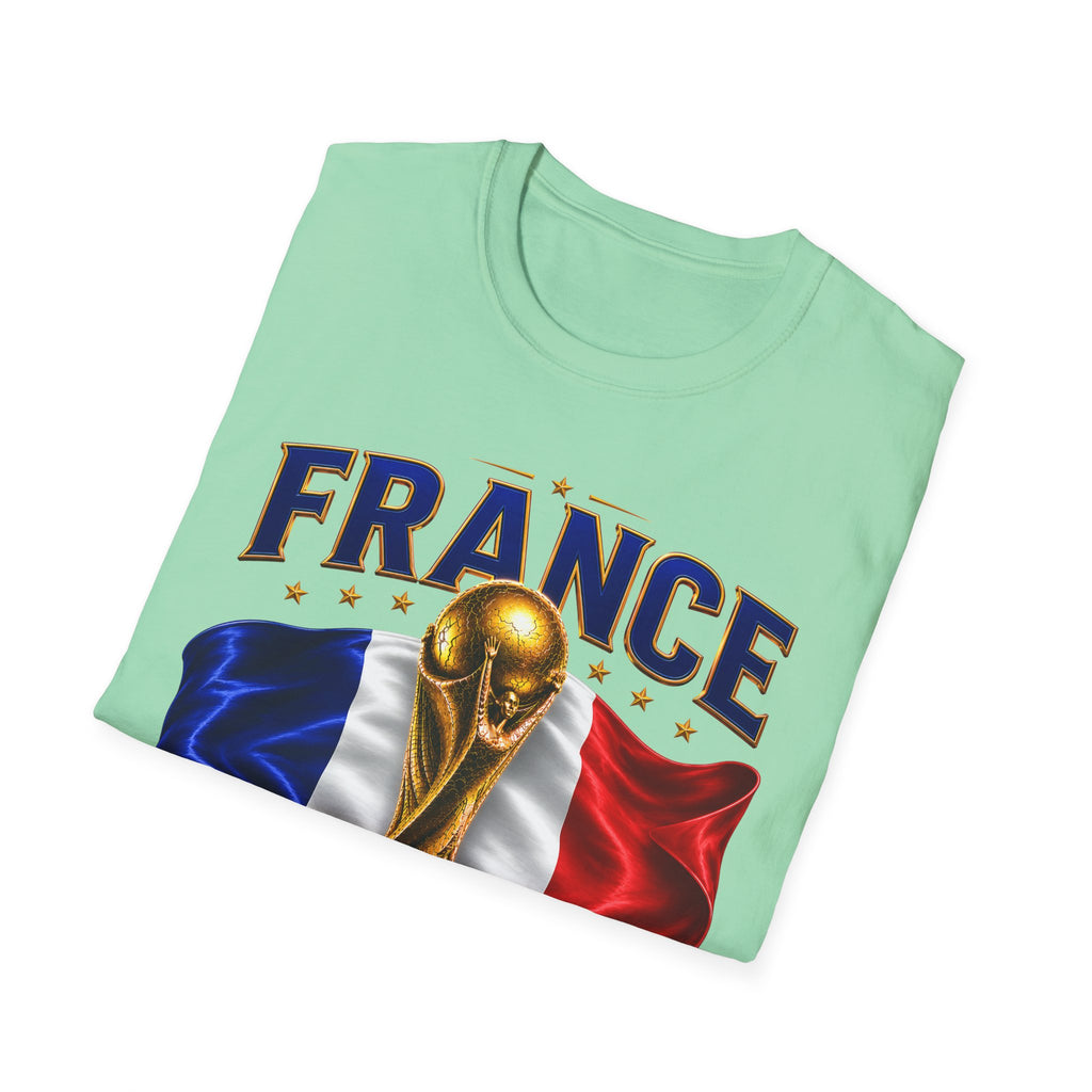 France World Cup 2026 T-Shirt — French Flag & Trophy Soccer Tee