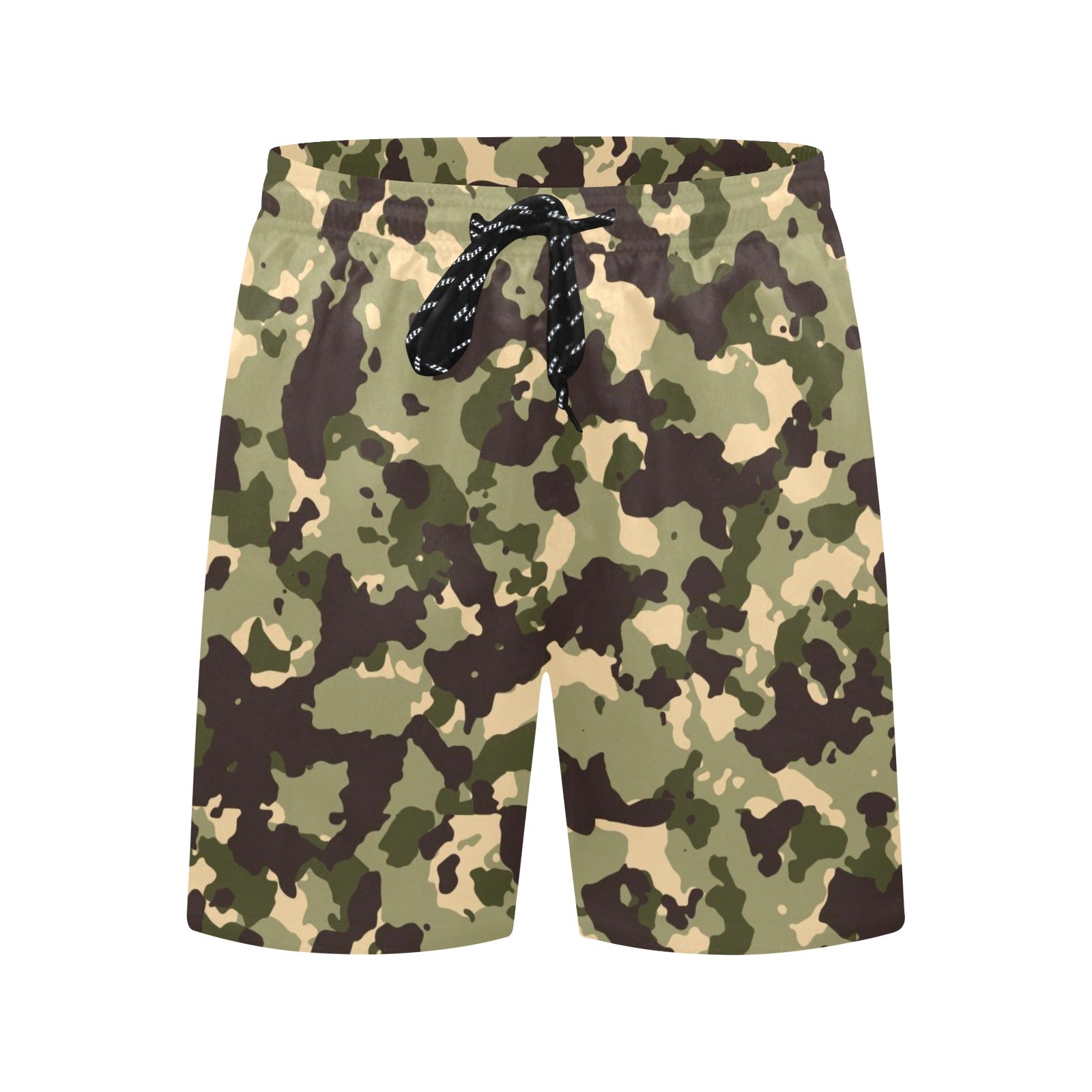 Camouflage Men's Mid-Length Beach Shorts Free Shipping