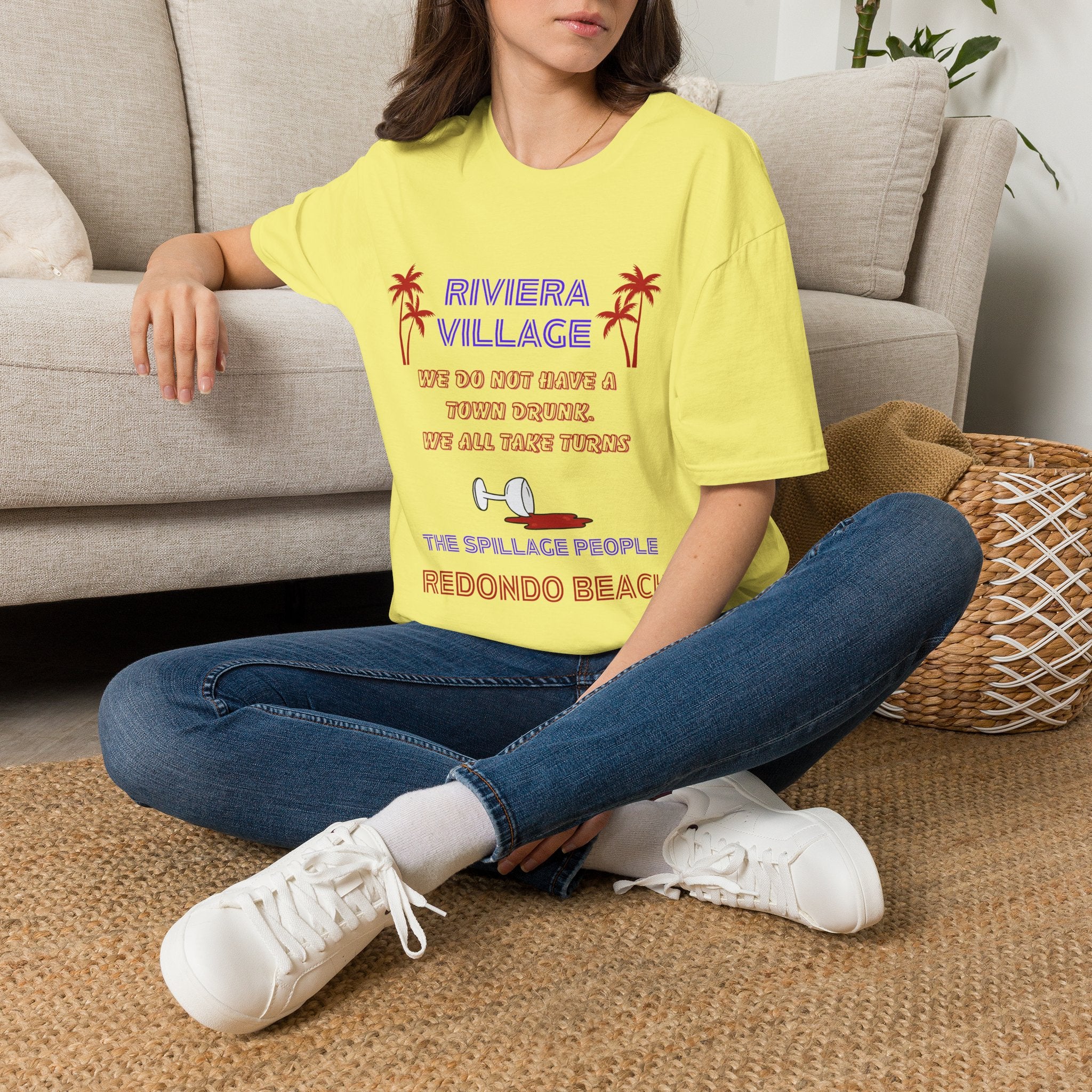 Riviera Village Redondo Beach - The Spillage People - Mens and Womans  Softstyle T-Shirt