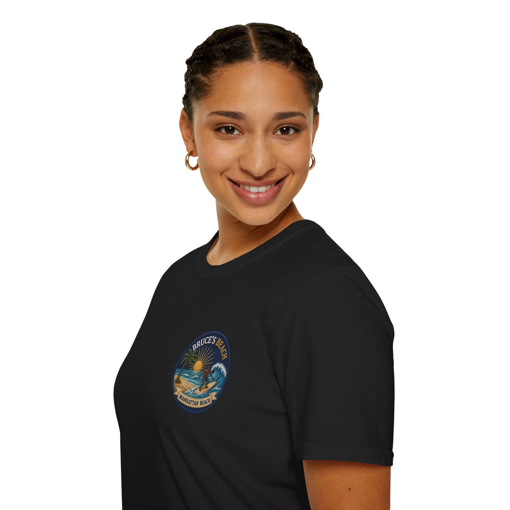 Bruce's Beach Manhattan Beach Surf Patch T-Shirt
