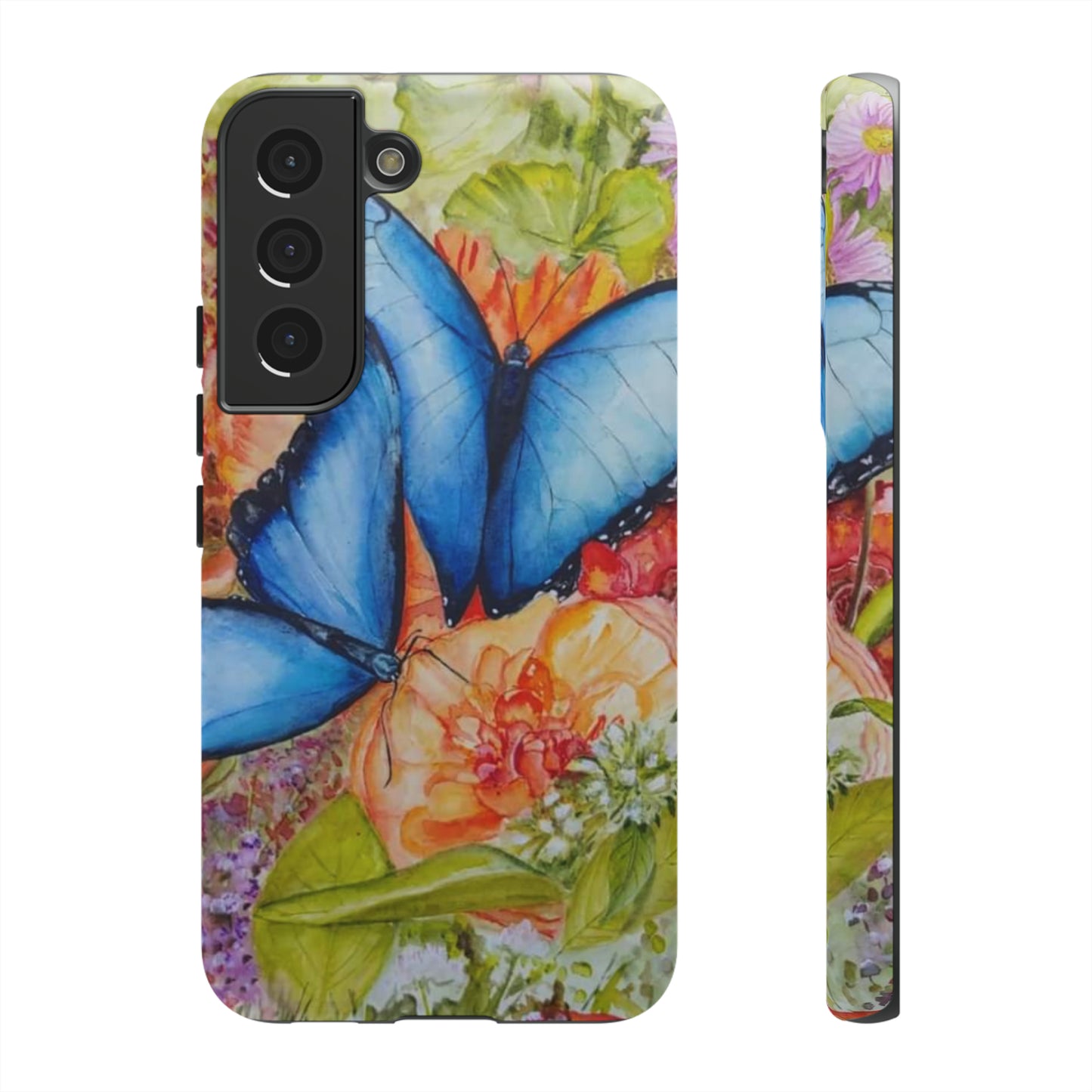 California Blue Butterfly - All IPhone and Samsung Tough Cases