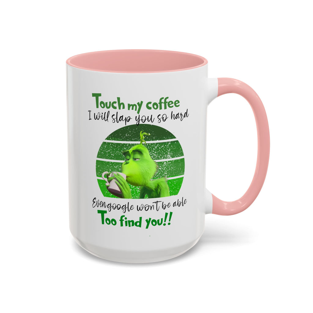Grinch holding coffee Mug | Accent Coffee Mug 11oz 15oz