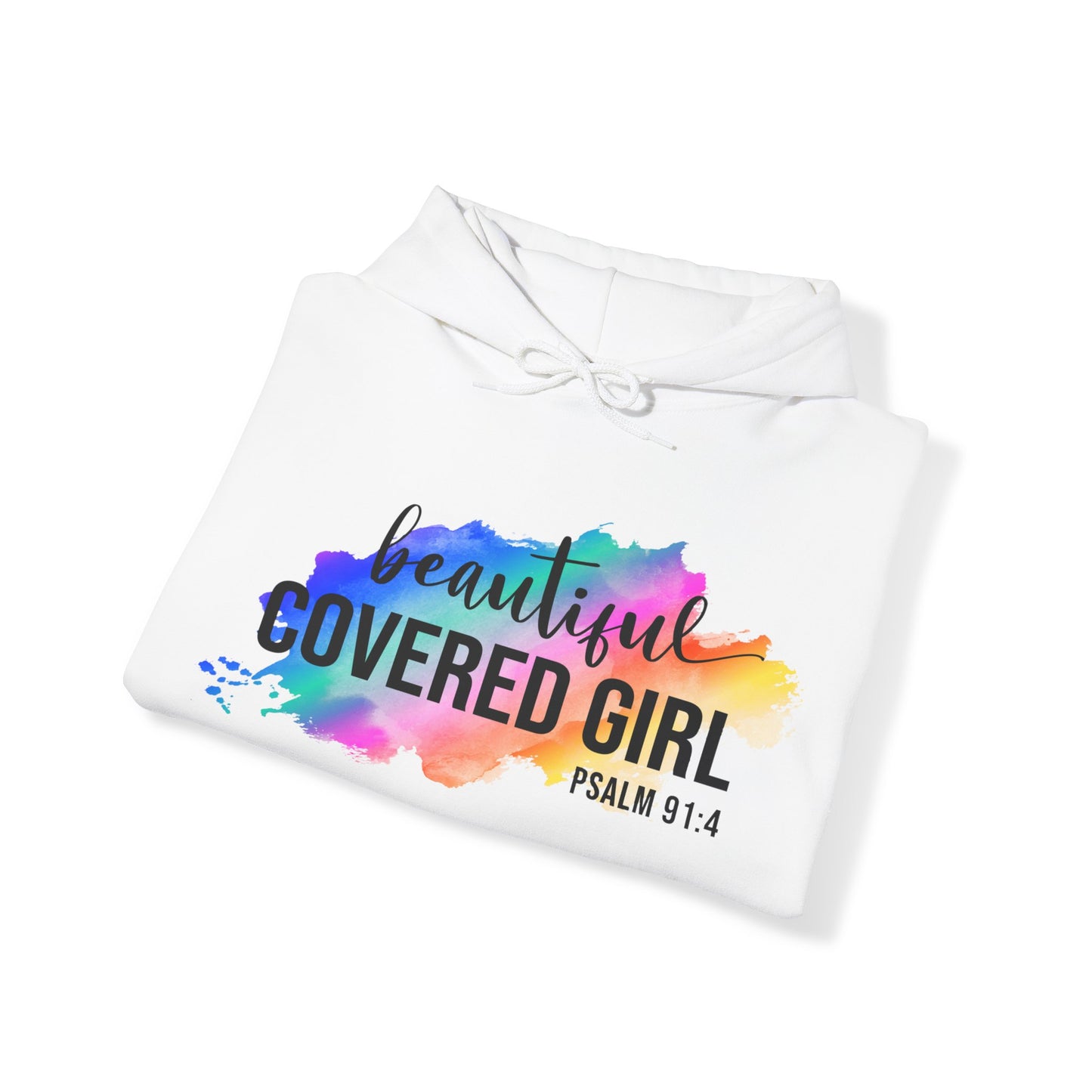 Beautiful Covered Girl - Unisex Heavy Blend Hooded Sweatshirt
