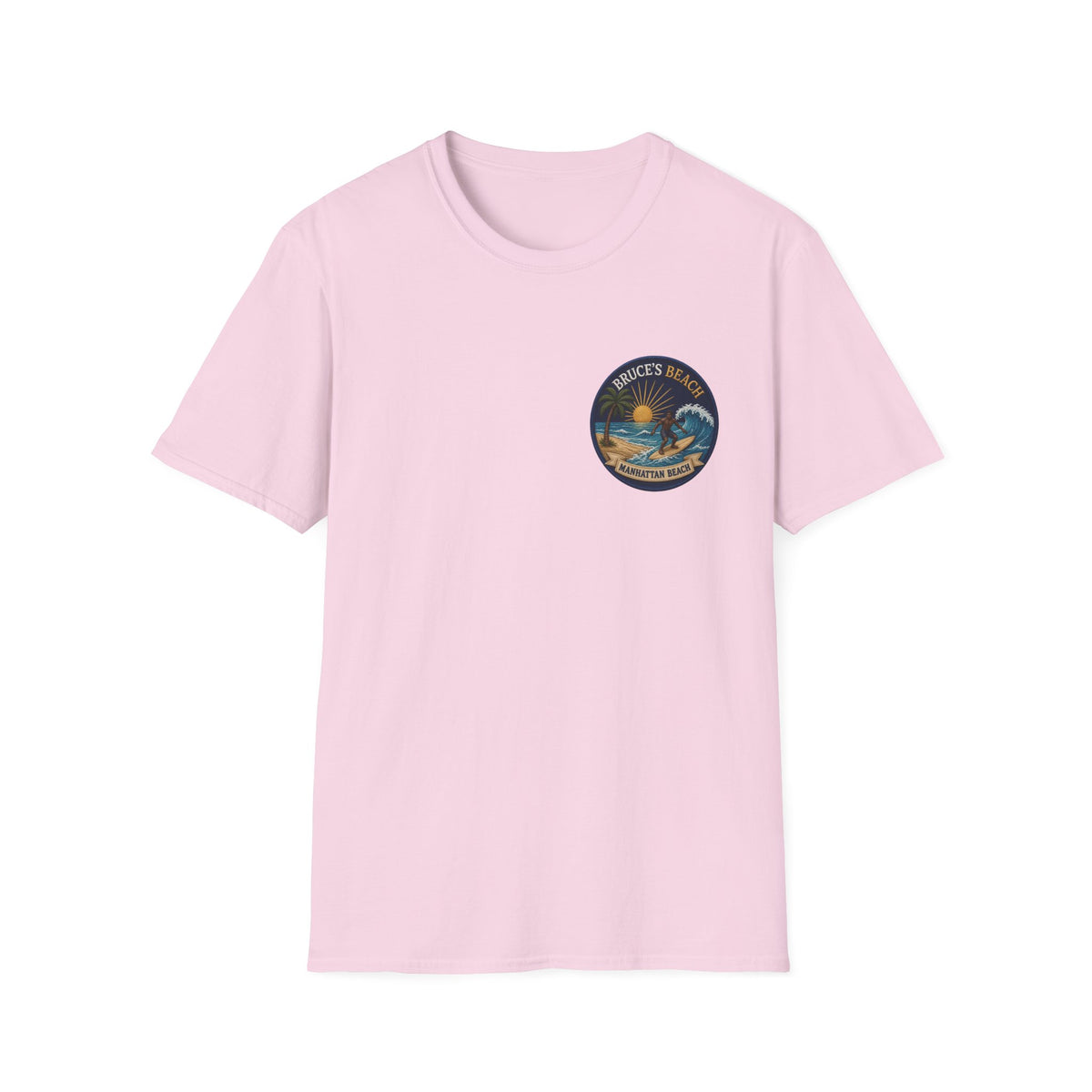 Bruce's Beach Manhattan Beach Surf Patch T-Shirt