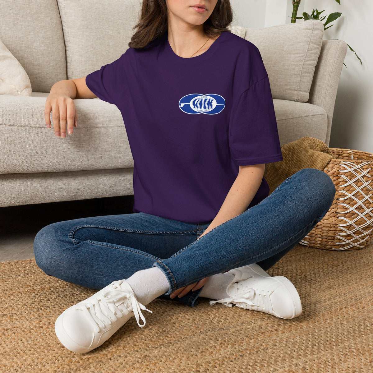 Rick Surfboards Unisex Softstyle T-Shirt Old School Hermosa Beach