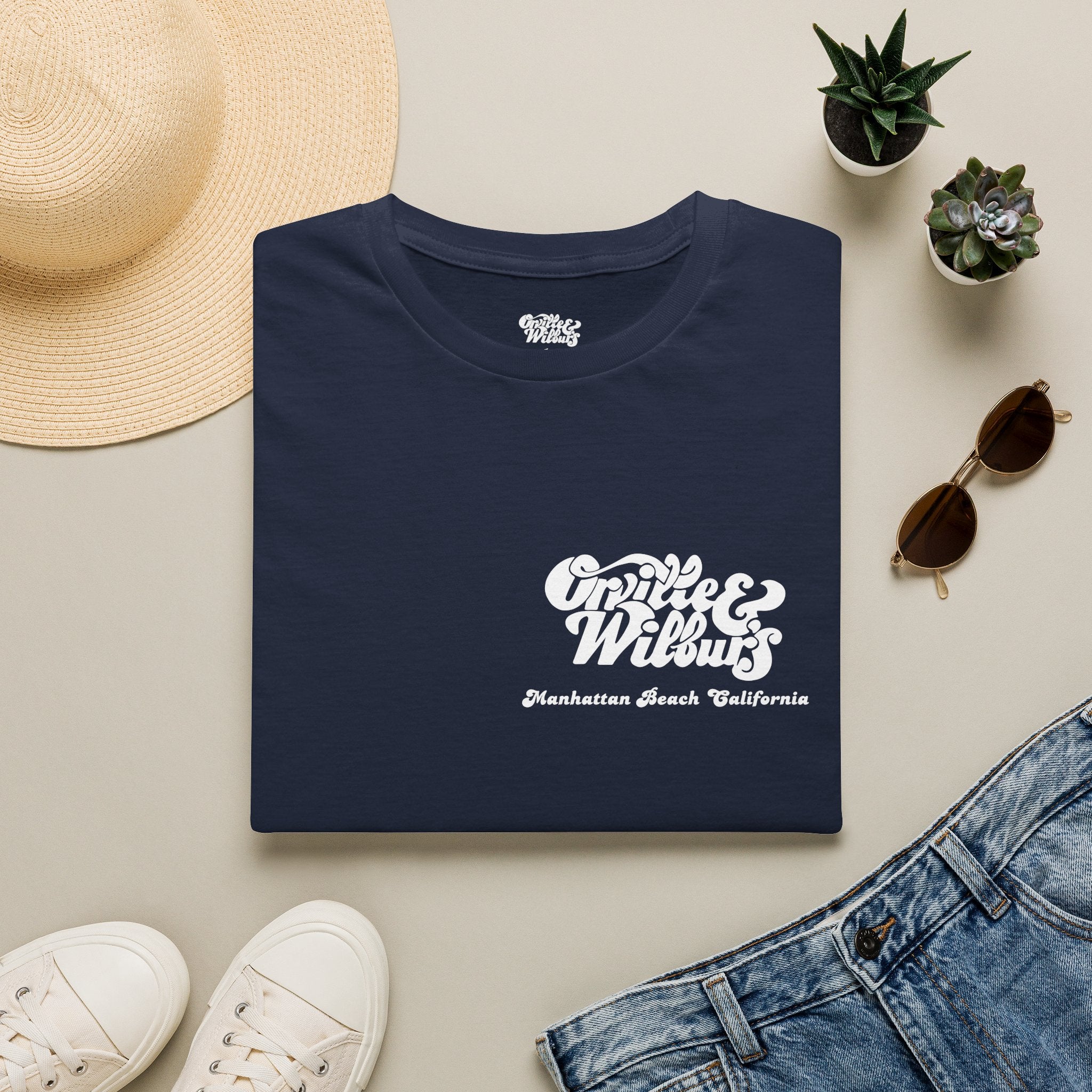 Orville and Wilburs Restaurant Manhattan Beach California - Old South Bay Mom and Dad T-Shirt