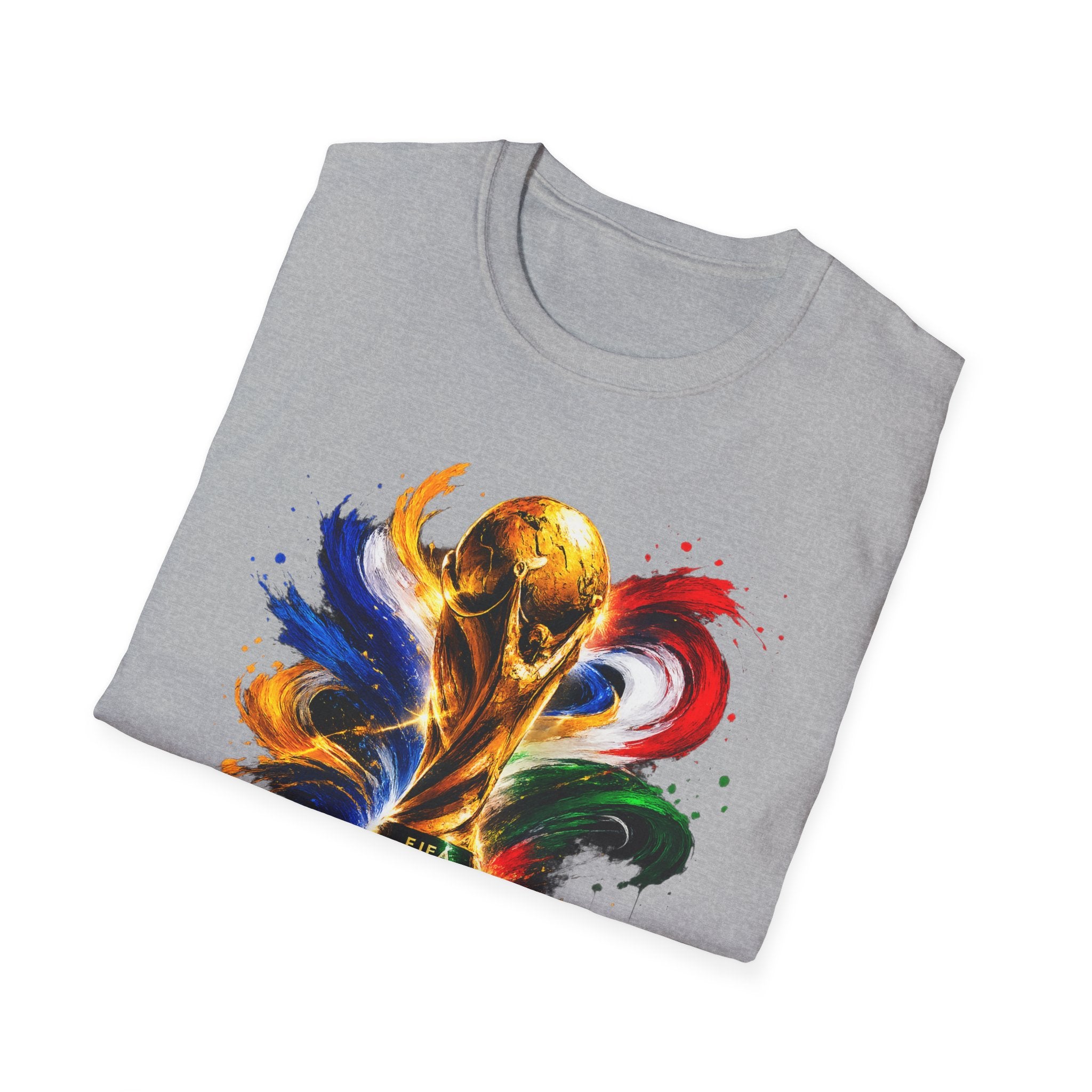 World Cup 2026 T-Shirt — Colorful FIFA Trophy Graphic