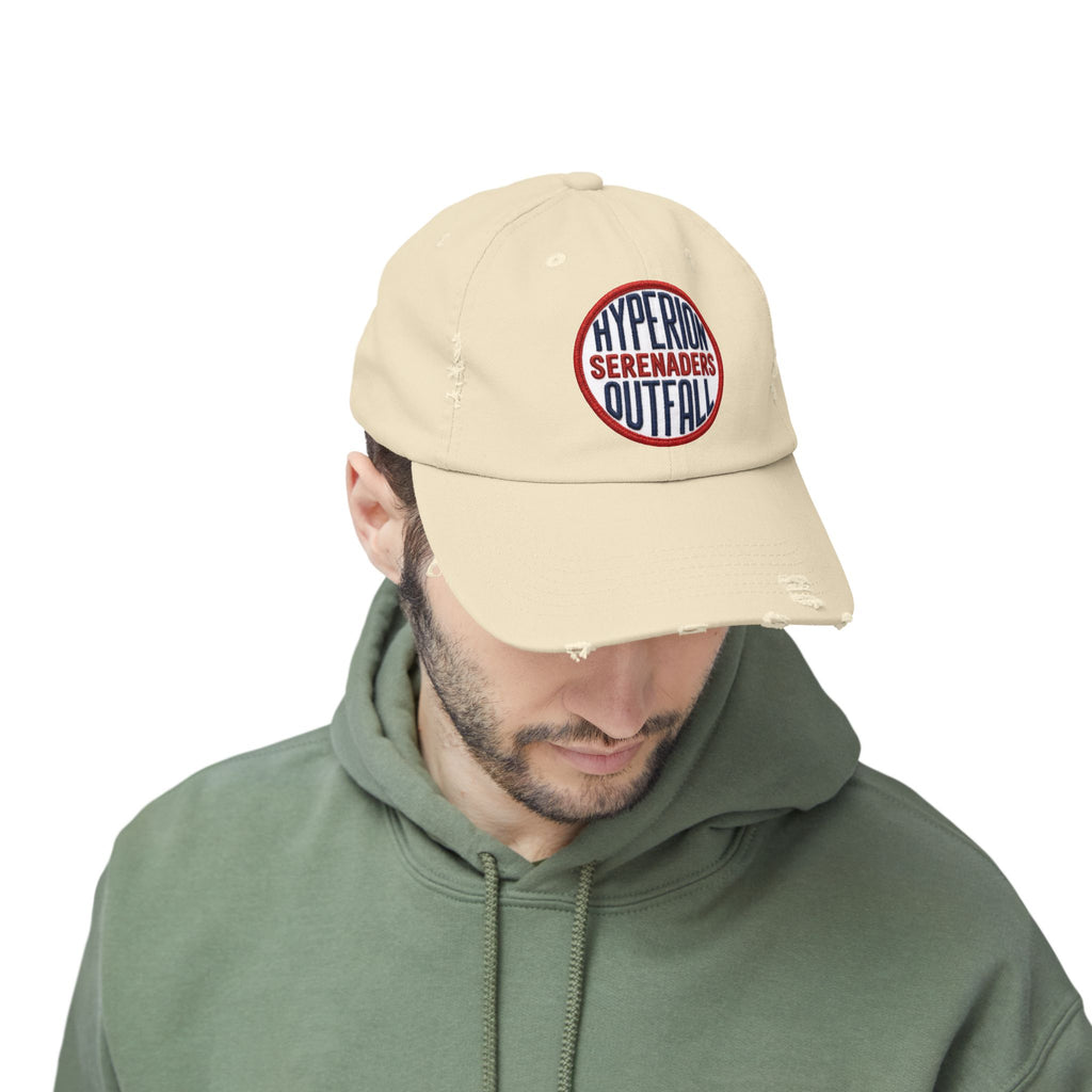 Distressed Cap — "Hyperion Outfall Serenaders" Manhattan Beach Patch Hat