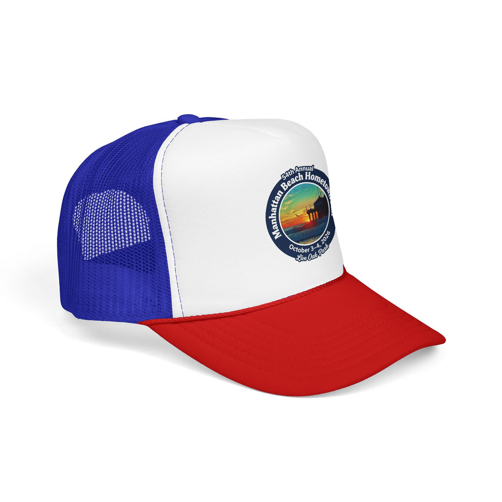 Trucker Hat — Manhattan Beach Hometown Fair Sunset Logo