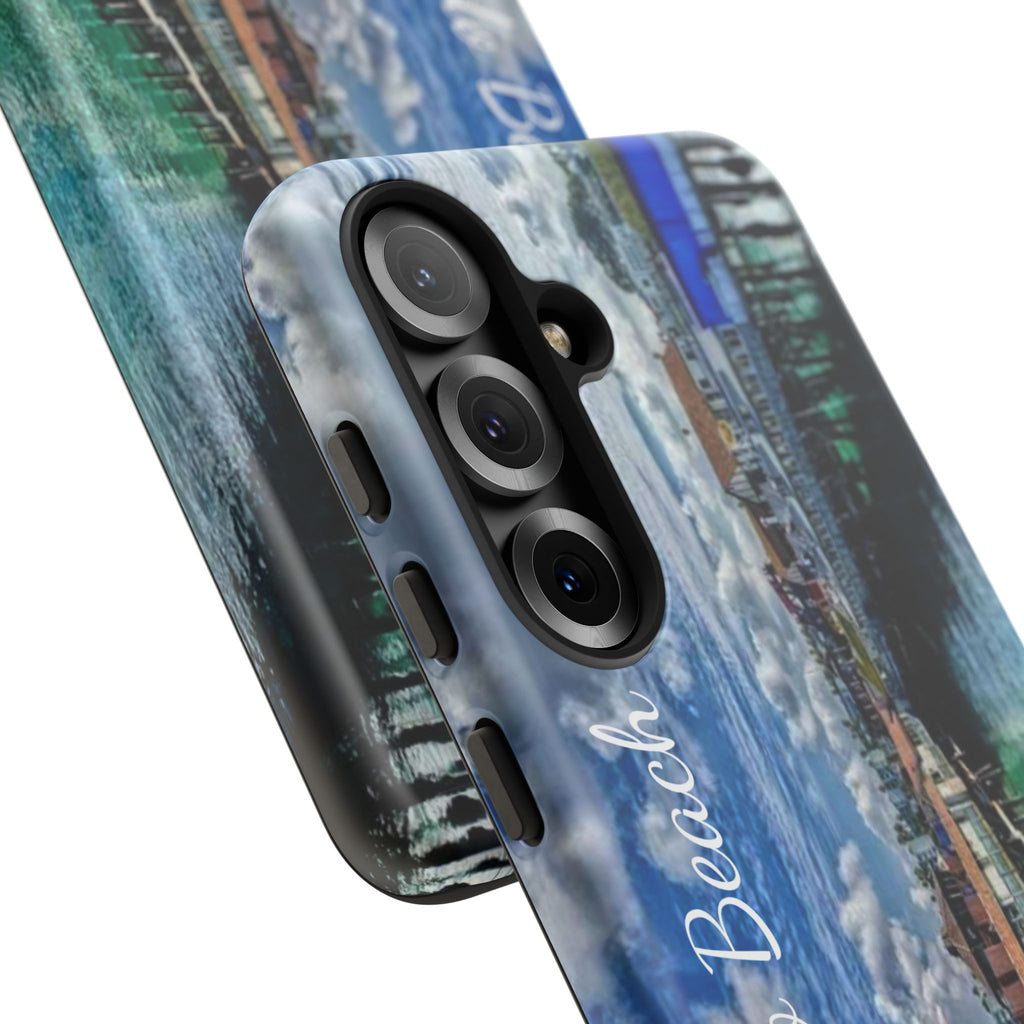 Phone Cases, Redondo Beach California King Harbor Design, Protective Covers, iPhone Accessories, Samsung Accessories, Gift for Travelers