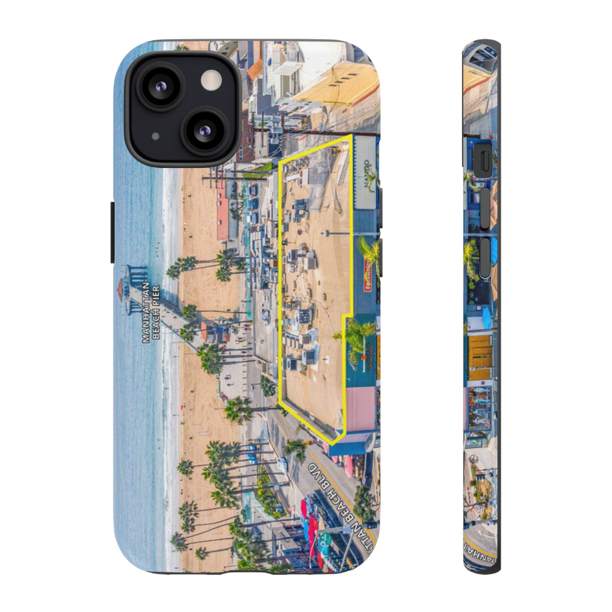 Phone Cases, Manhattan Beach California iPhone Samsung Google Tough Cases, Beach Lovers Gifts, Coastal Accessories, Ocean Phone Covers,