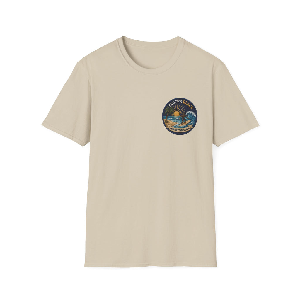 Bruce's Beach Manhattan Beach Surf Patch T-Shirt