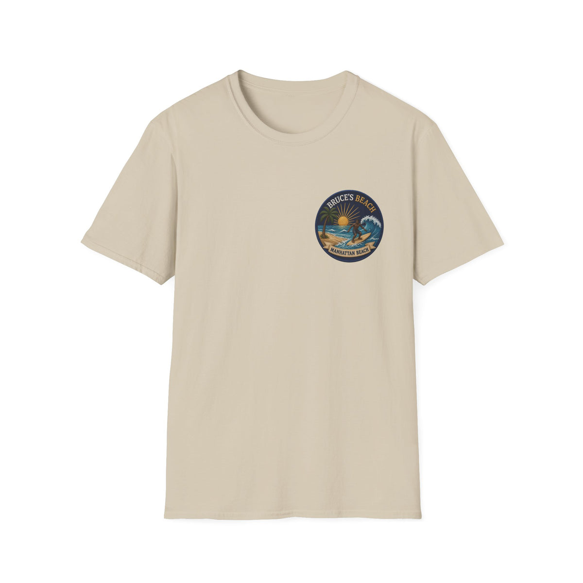 Bruce's Beach Manhattan Beach Surf Patch T-Shirt