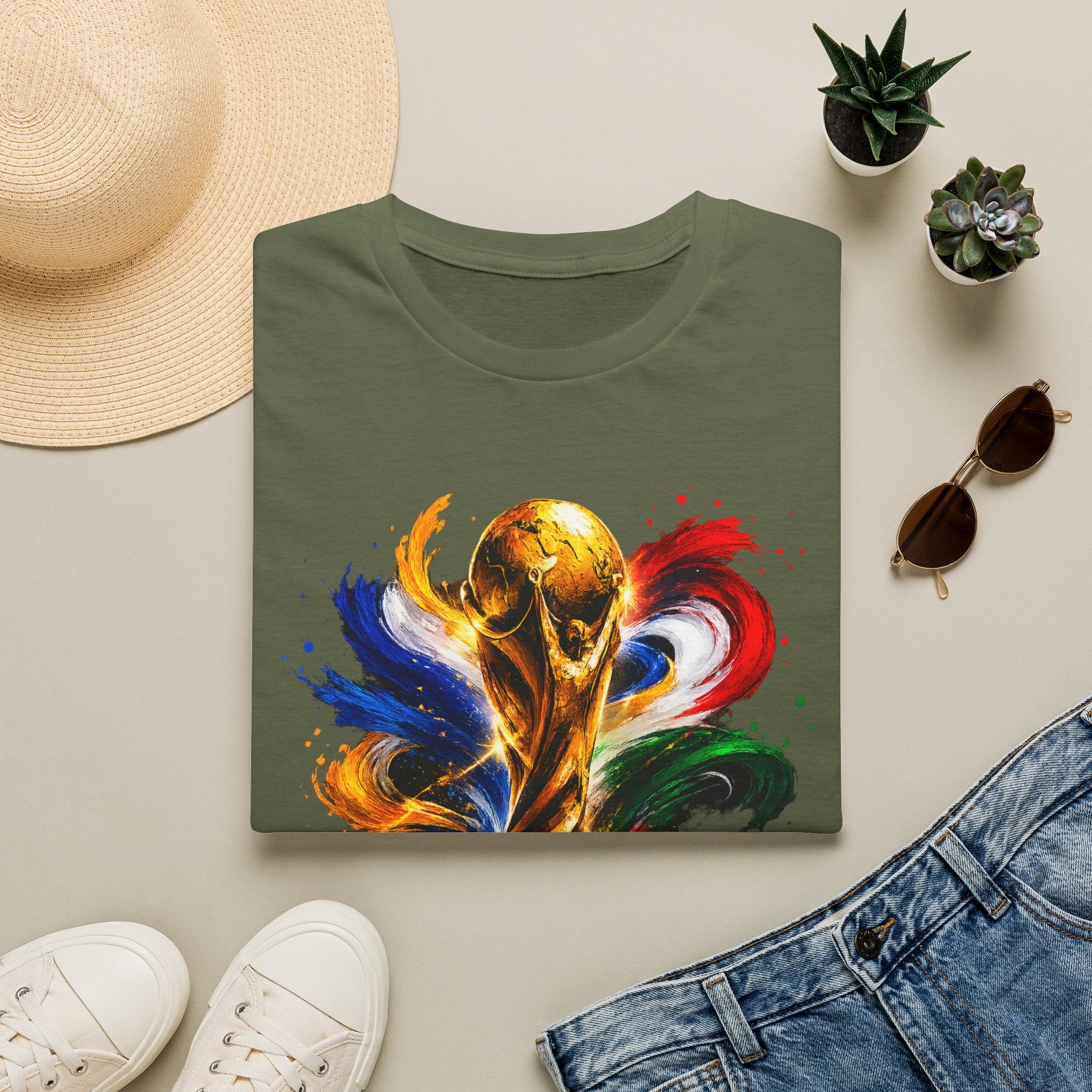 World Cup 2026 T-Shirt — Colorful FIFA Trophy Graphic