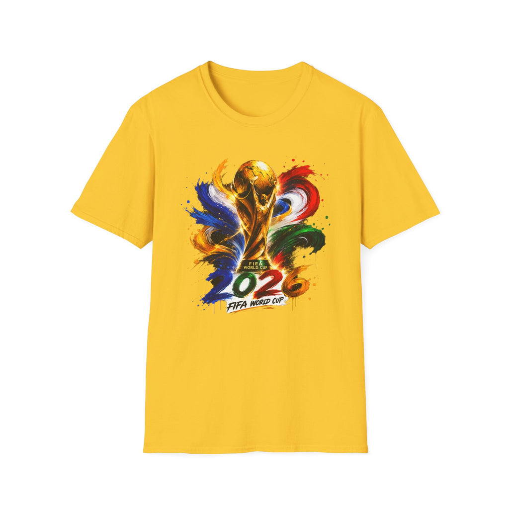 World Cup 2026 T-Shirt — Colorful FIFA Trophy Graphic