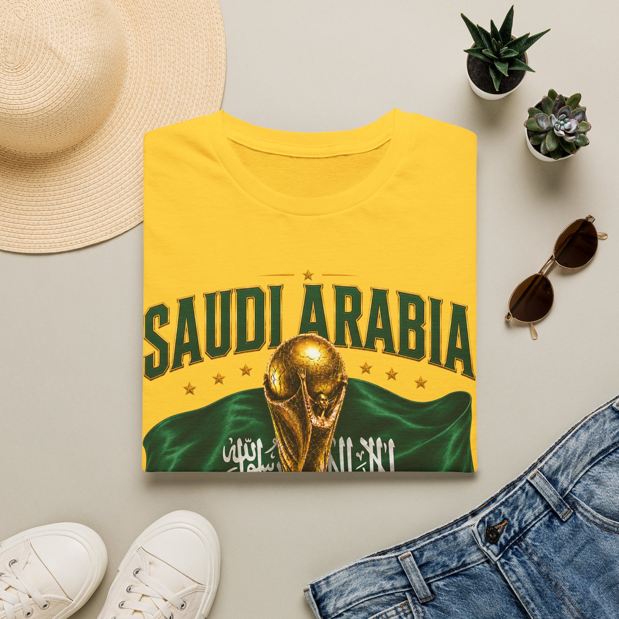 Saudi Arabia 2026 World Cup T-Shirt – Soccer Champion Trophy Design