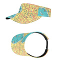 South Bay Map Style Sports Visor New