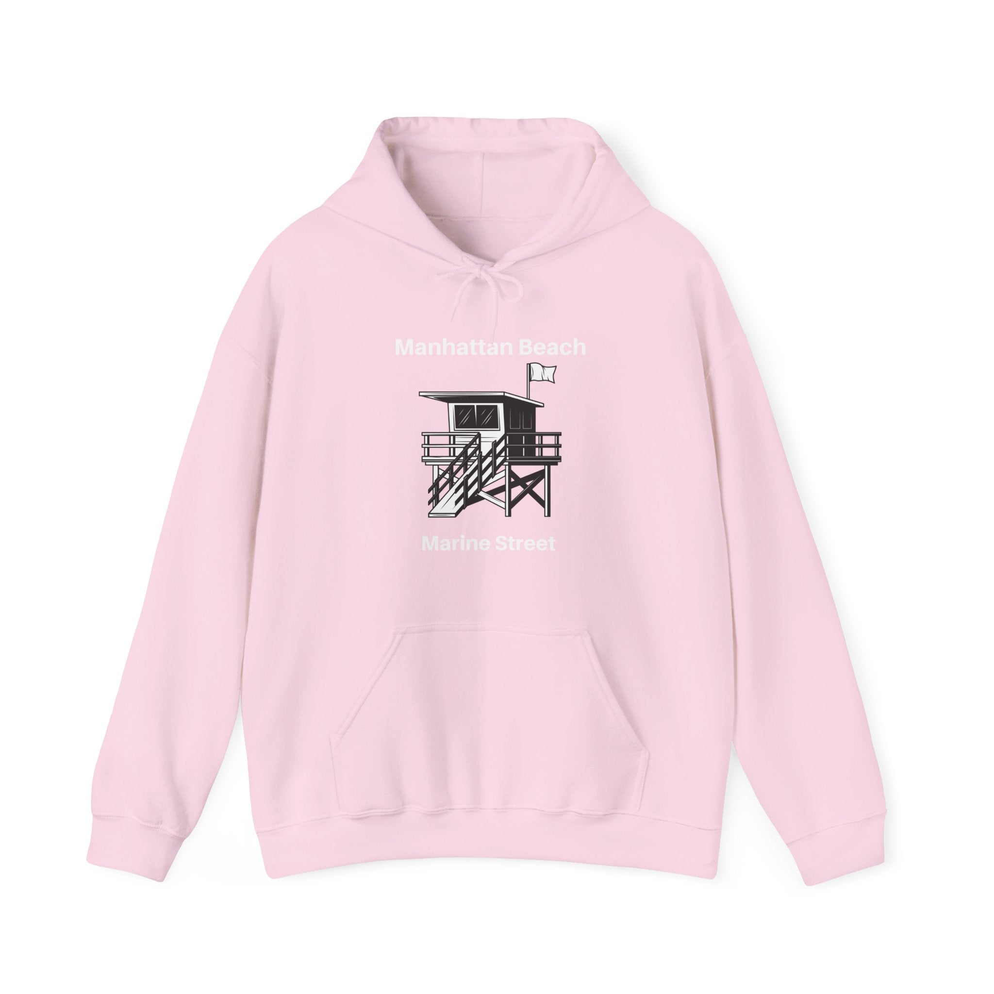 Manhattan Beach California Marine Street Unisex Heavy Blend™ Hooded Sweatshirt