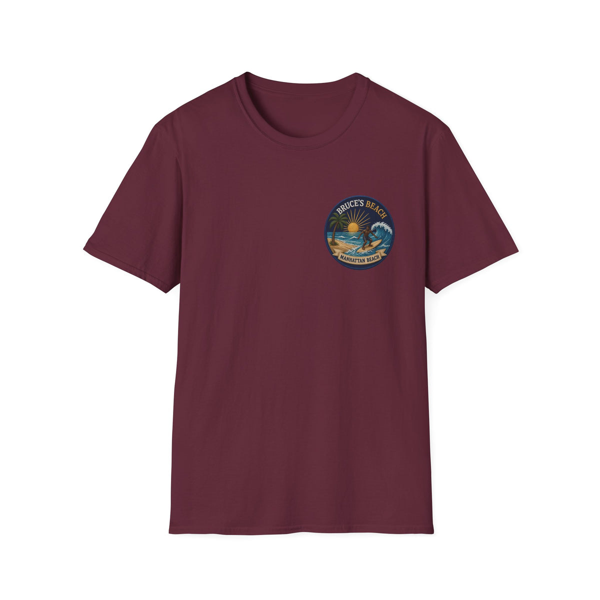 Bruce's Beach Manhattan Beach Surf Patch T-Shirt