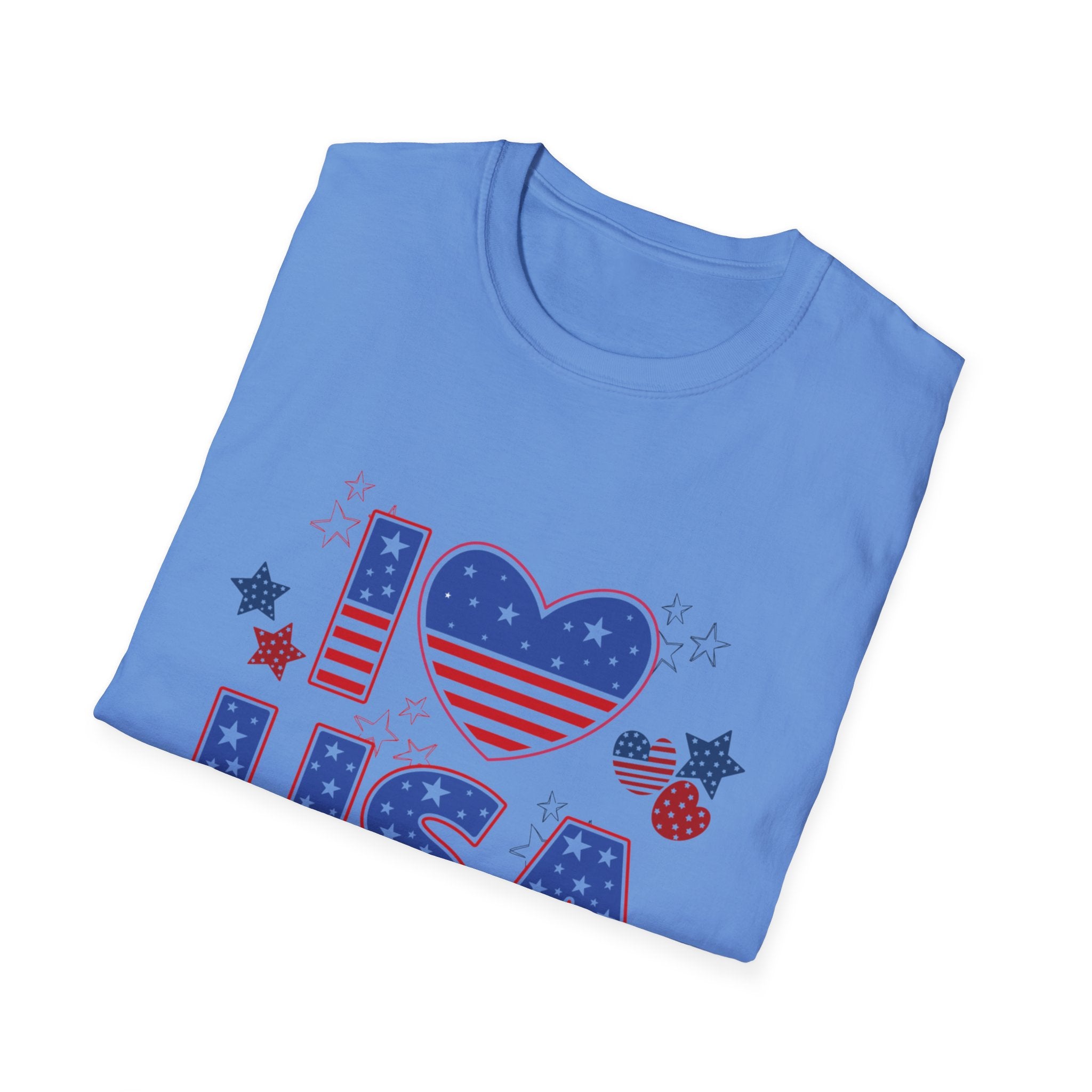 I Love the USA T-Shirt | American Flag Patriotic Fourth of July