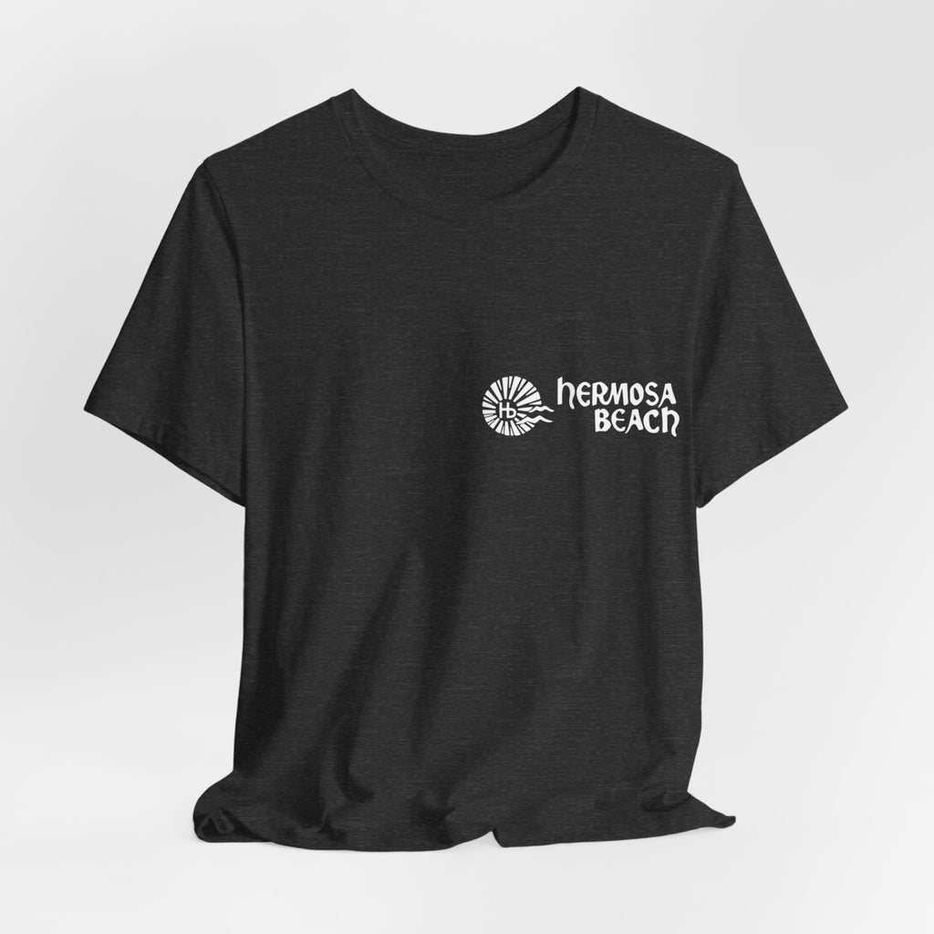 Hermosa Beach Tee — Colorful Front/Back Print Jersey T-Shirt