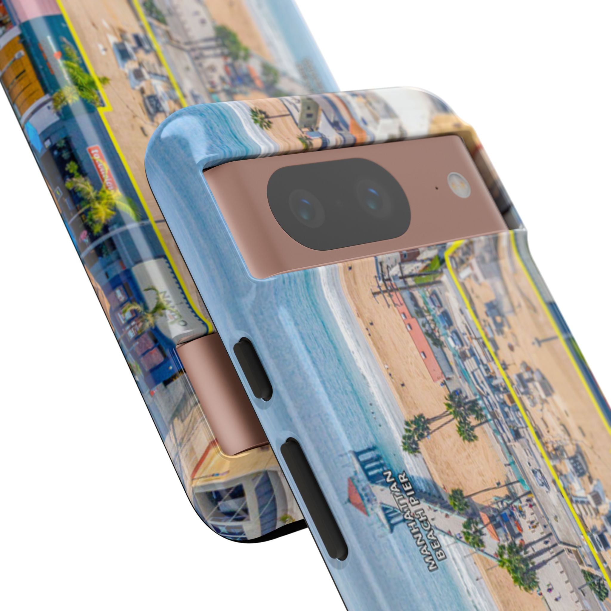 Phone Cases, Manhattan Beach California iPhone Samsung Google Tough Cases, Beach Lovers Gifts, Coastal Accessories, Ocean Phone Covers,