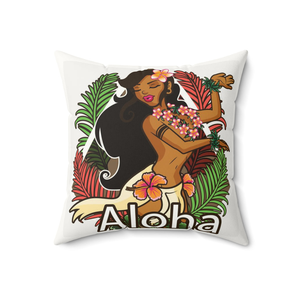 MAUI HAWAII  Fun Pillow - Faux Suede Square Pillow