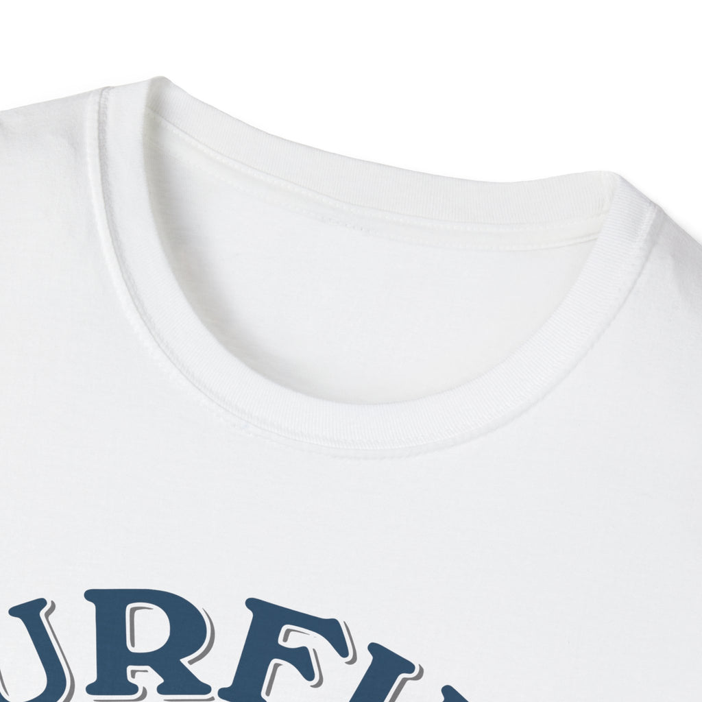 Surfing Makes Me Happy T-Shirt | Retro Sunset Surfer Graphic