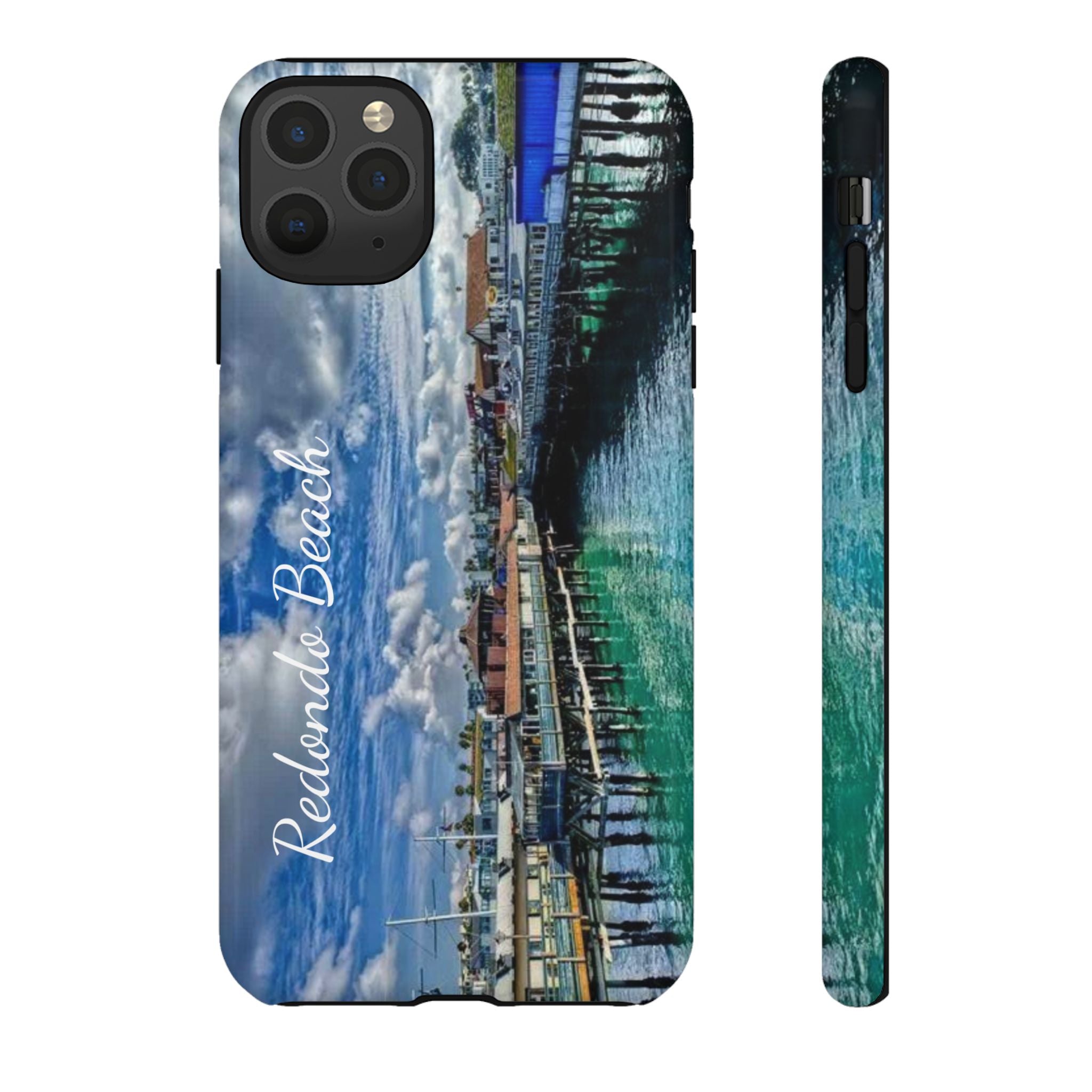 Phone Cases, Redondo Beach California King Harbor Design, Protective Covers, iPhone Accessories, Samsung Accessories, Gift for Travelers