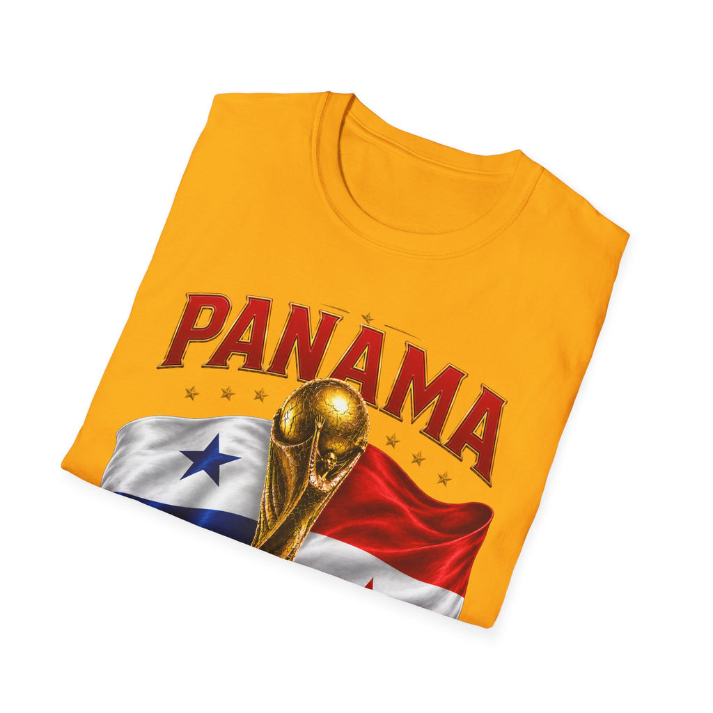 Panama 2026 World Cup T-Shirt — Panama Flag & Trophy Soccer Tee