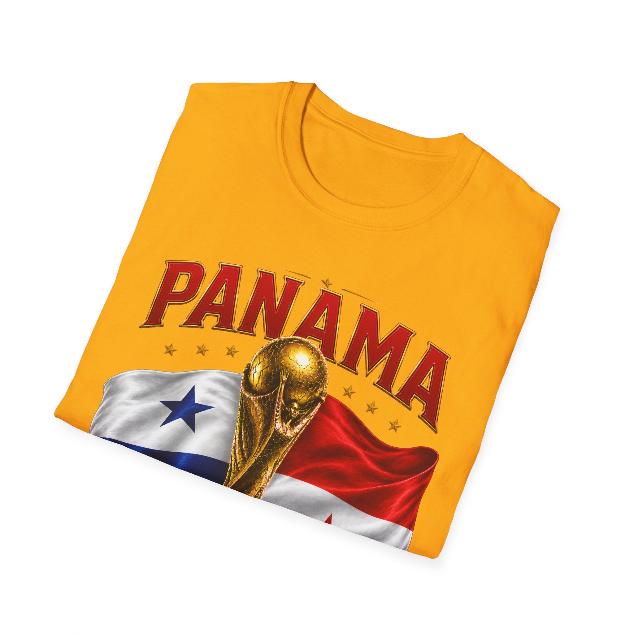Panama 2026 World Cup T-Shirt — Panama Flag & Trophy Soccer Tee