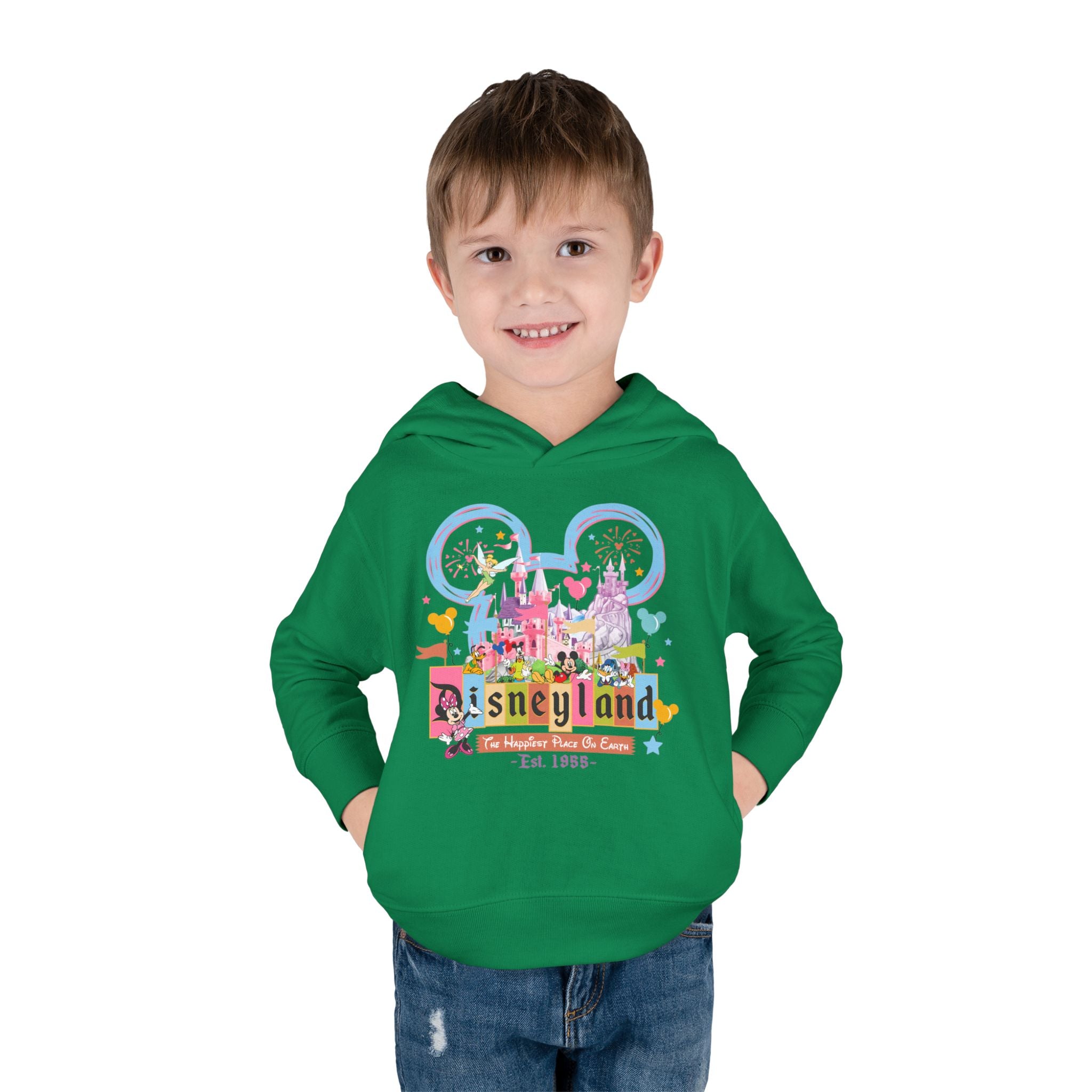 Disneyland Way Back Machine Castle Mickeee Ears Hoodie | Toddler Pullover