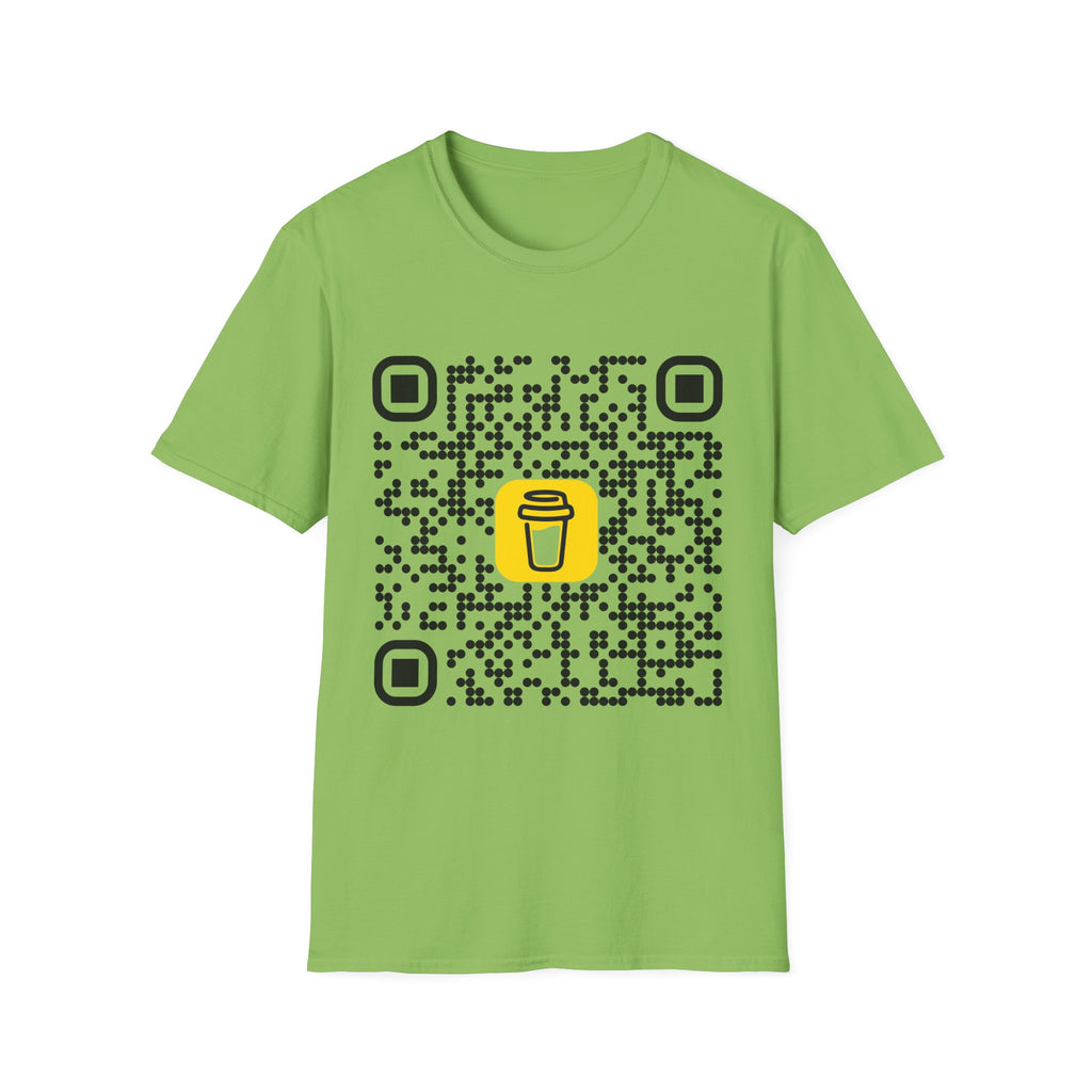 QR Code Coffee Tee — Scan-to-Order Coffee Shop T-Shirt
