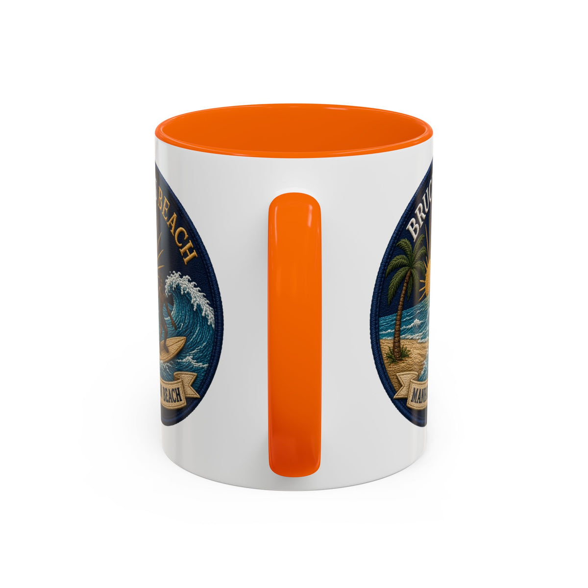Bruce's Beach Manhattan Beach Surf Mug – Accent Coffee Cup (11/15oz)