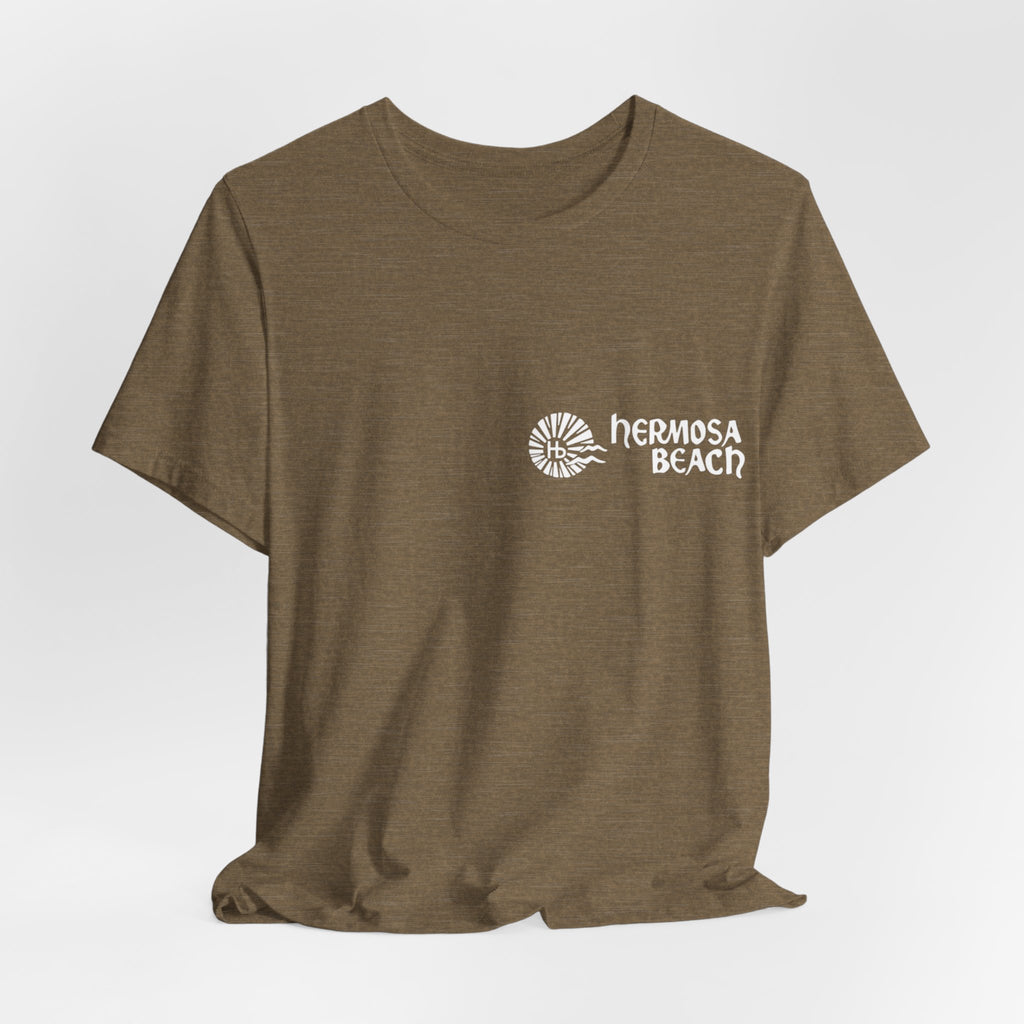 Hermosa Beach Tee — Colorful Front/Back Print Jersey T-Shirt