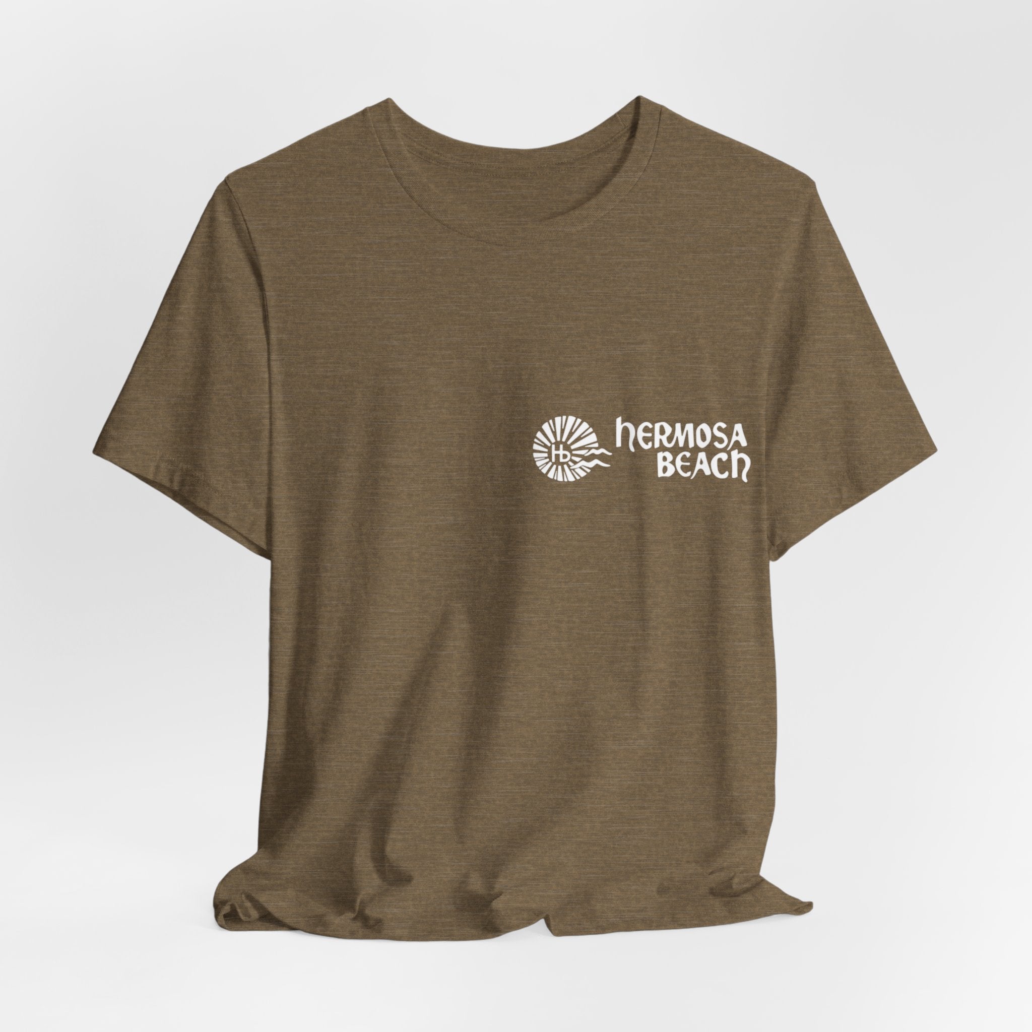 Hermosa Beach Tee — Colorful Front/Back Print Jersey T-Shirt