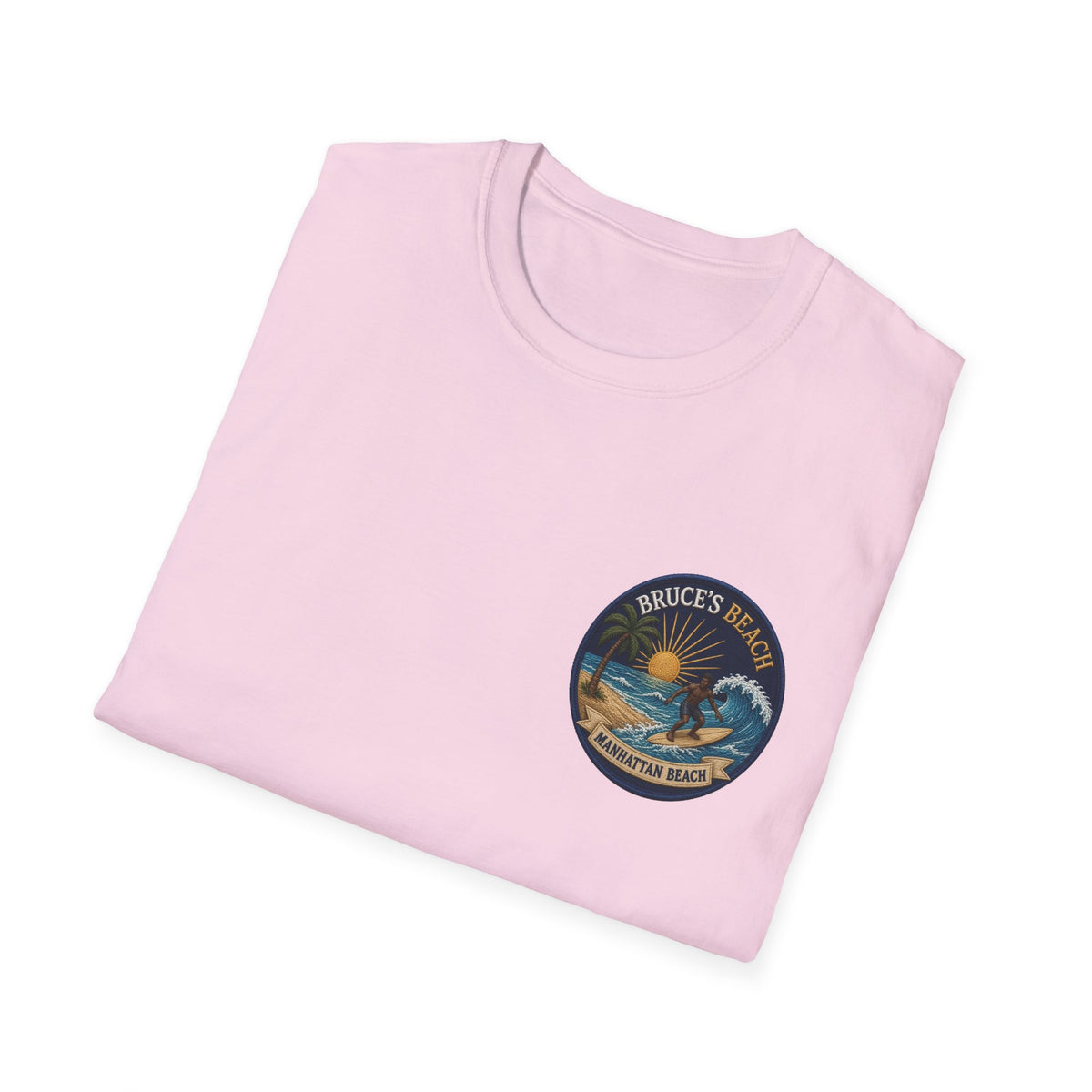 Bruce's Beach Manhattan Beach Surf Patch T-Shirt