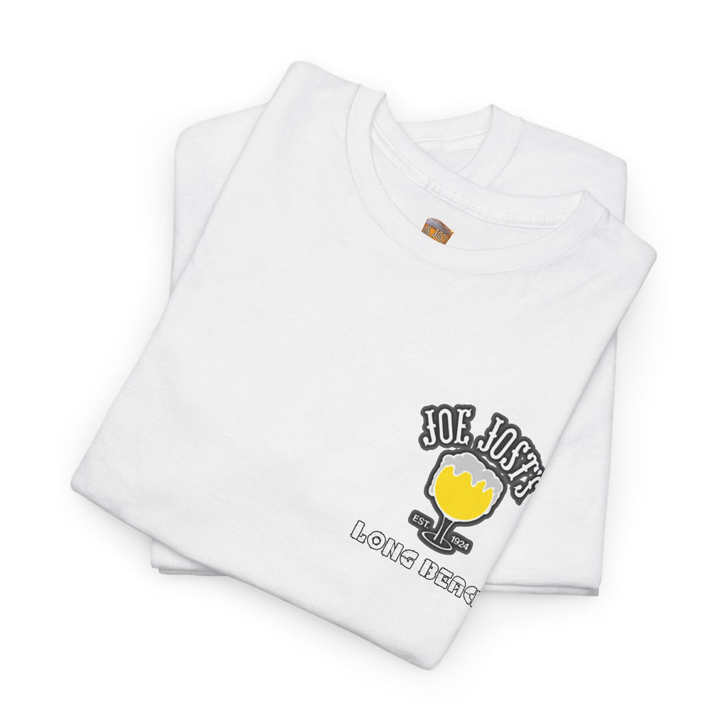 Joe Josts Long Beach California Men's and Woman's Heavy Cotton Tee - Printed 4 Areas