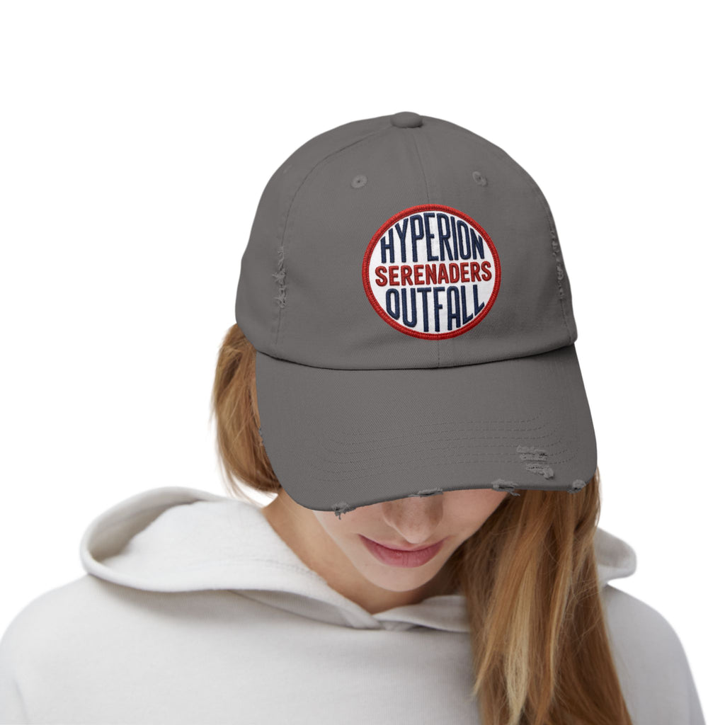 Distressed Cap — "Hyperion Outfall Serenaders" Manhattan Beach Patch Hat