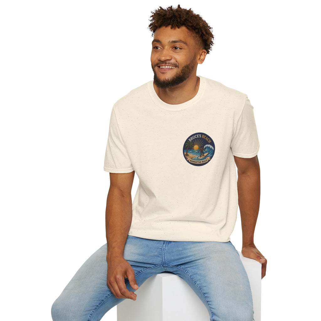 Bruce's Beach Manhattan Beach Surf Patch T-Shirt
