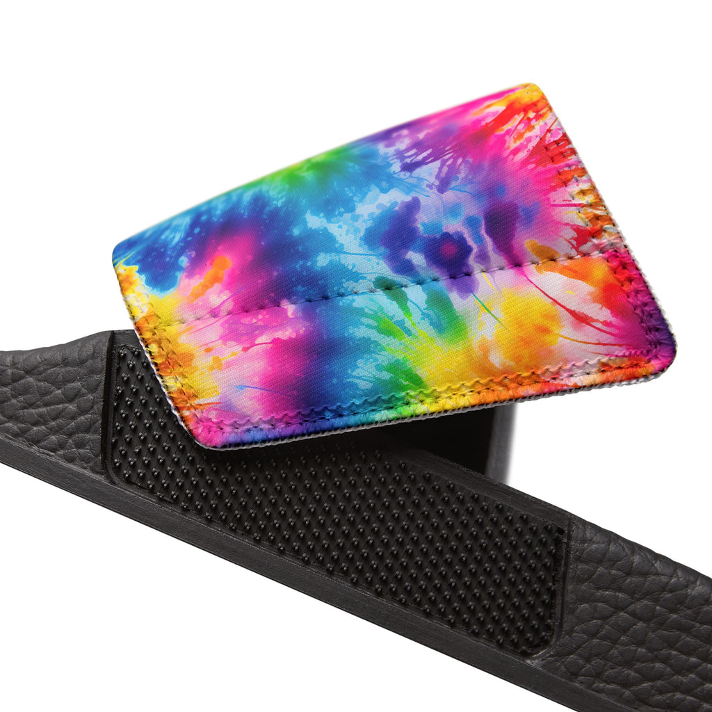 Youth Tie-Dye Slide Sandals — Removable Strap Kids Beach & Pool Slides